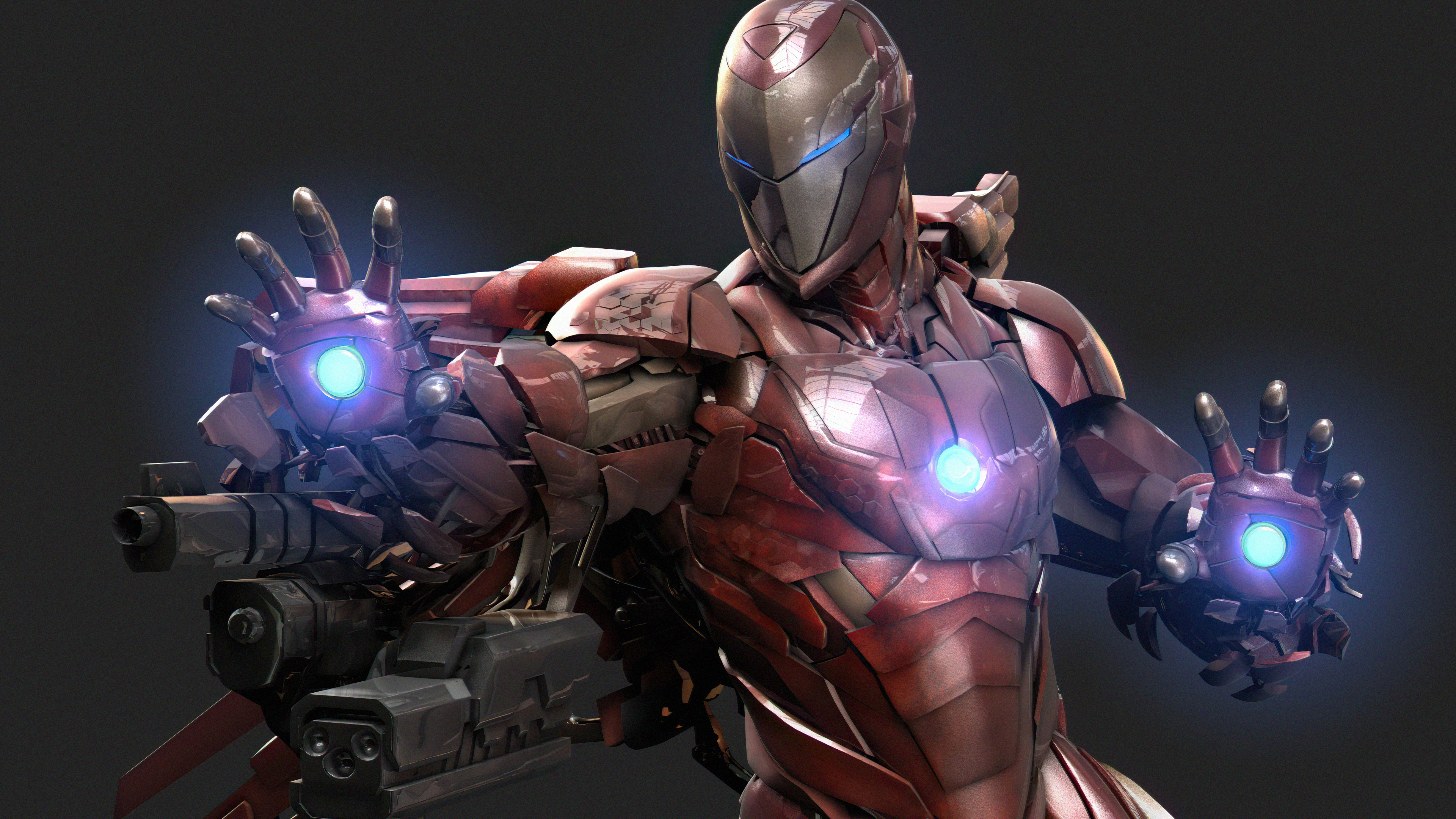 Iron Man artwork by an artist HD Wallpaper