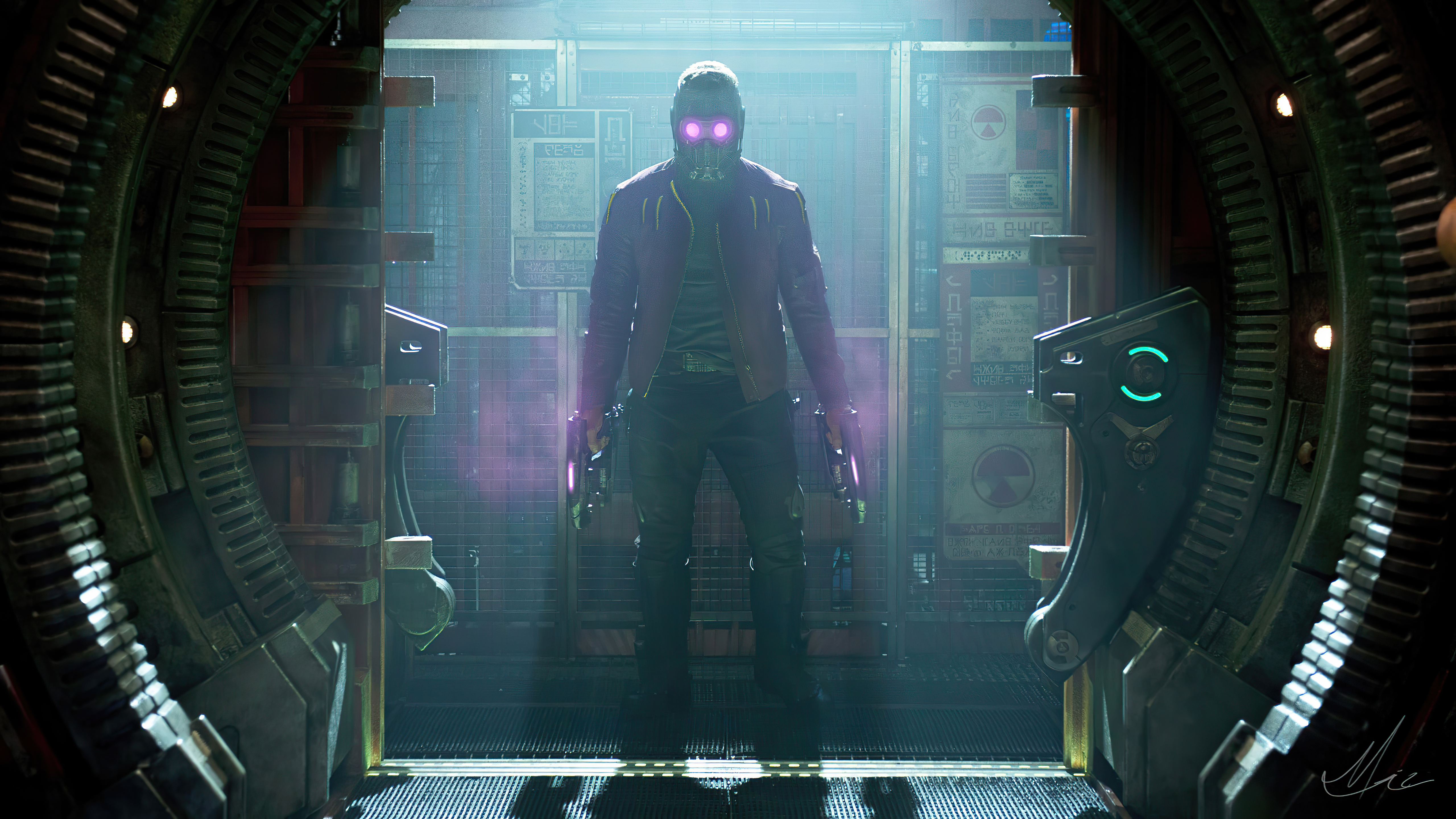 Star-Lord from Guardians of the Galaxy HD Wallpaper
