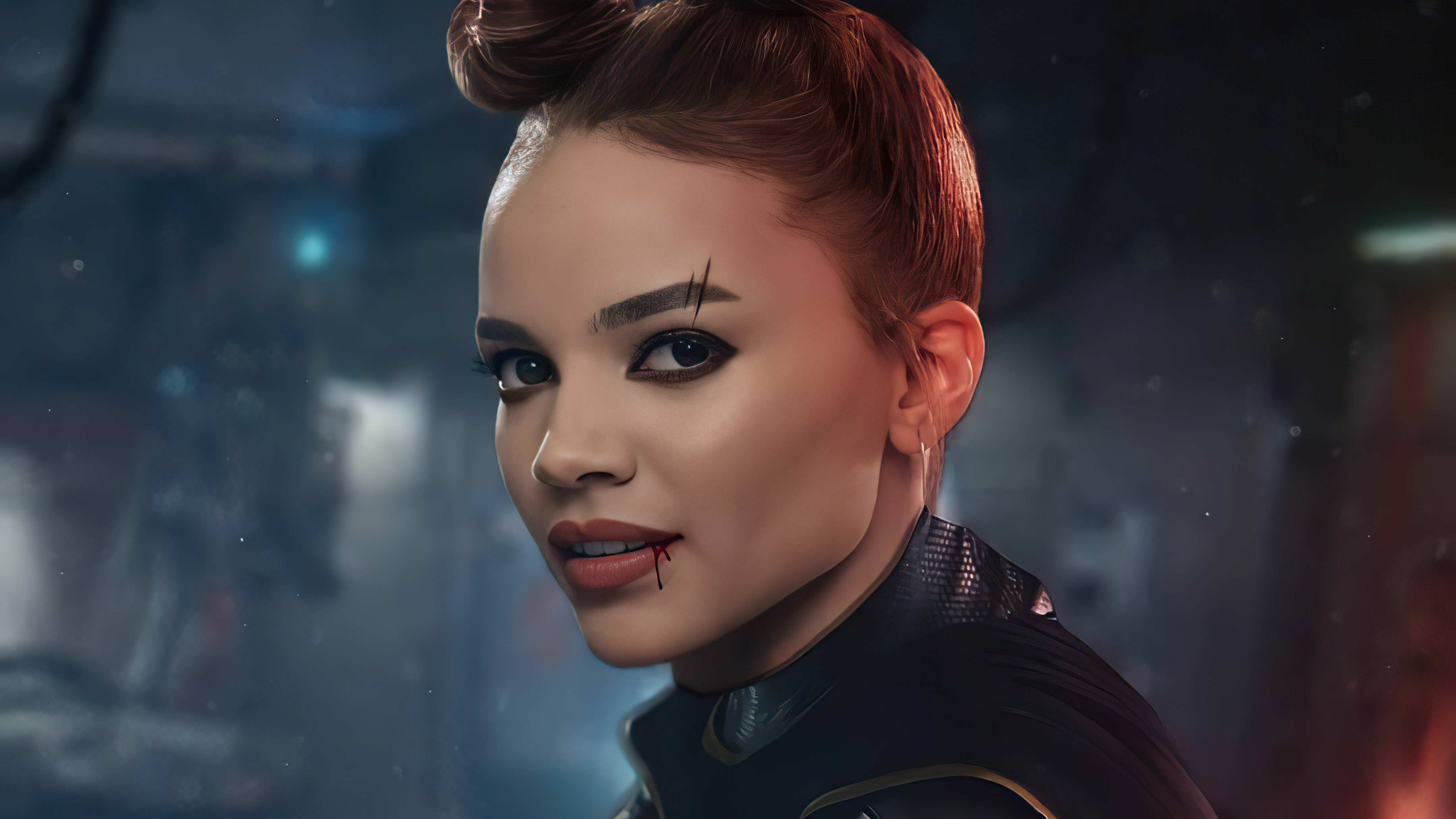 Leslie Grace as Batgirl in artwork HD Wallpaper
