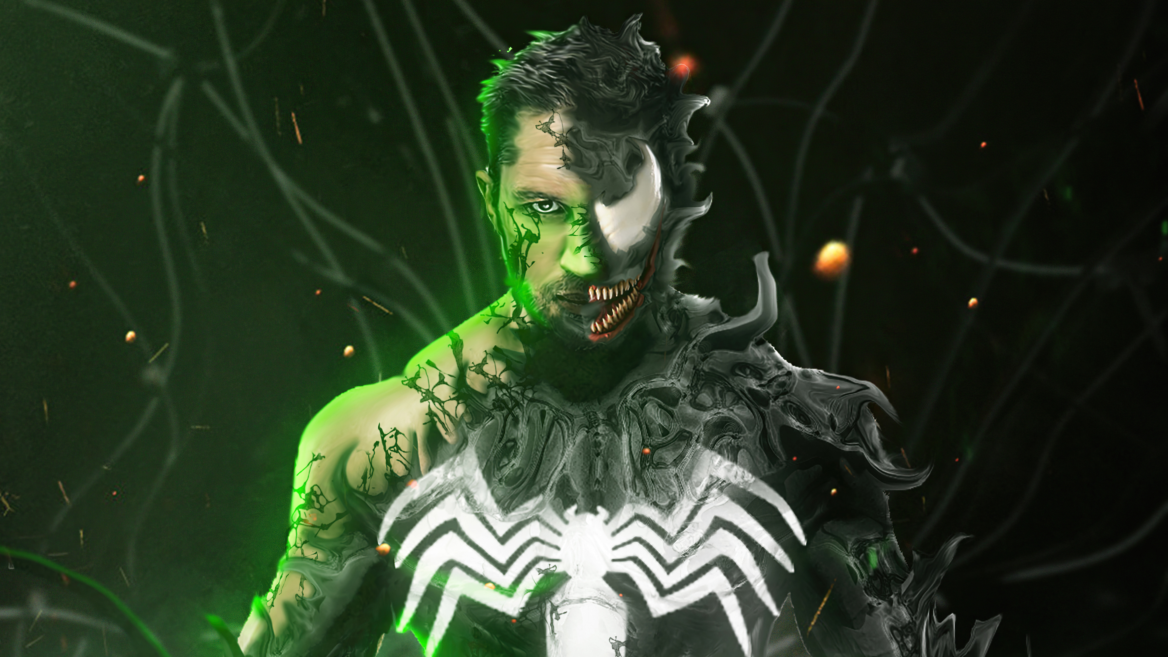Venom from Marvel Comics artwork HD Wallpaper