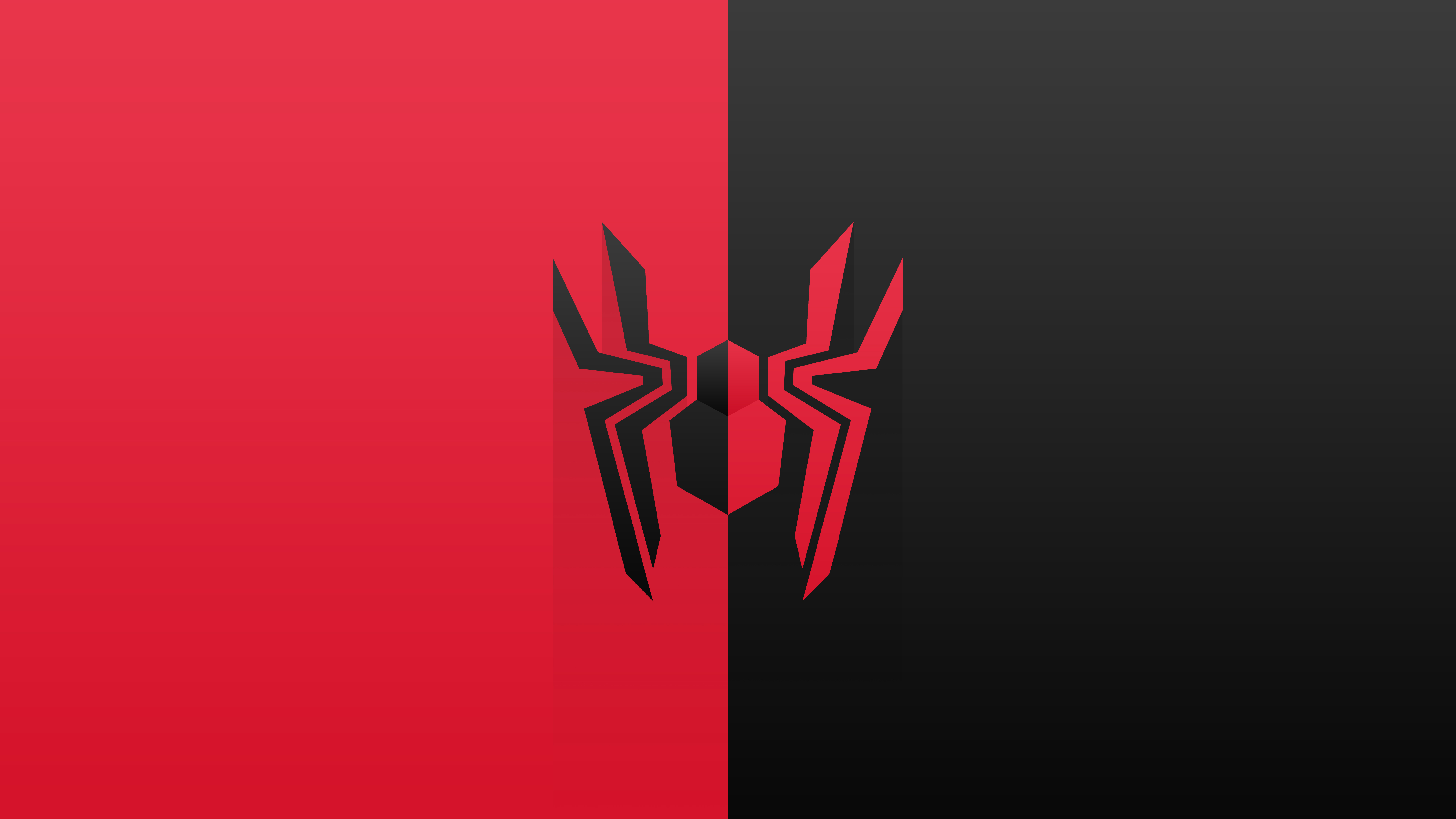Minimalist Spiderman Logo HD Wallpaper