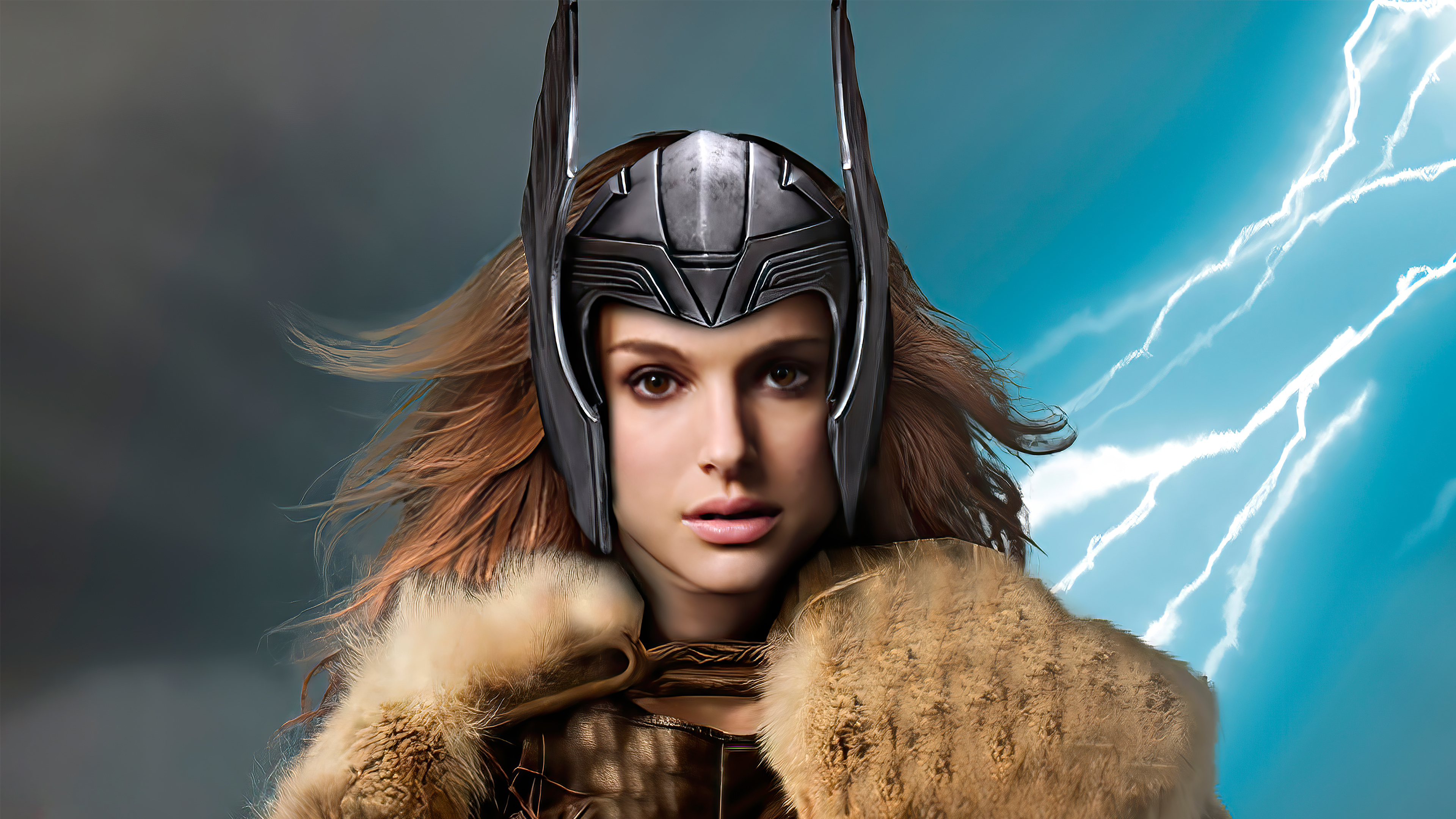 Jane Foster as Thor from Marvel 4K HD Wallpaper