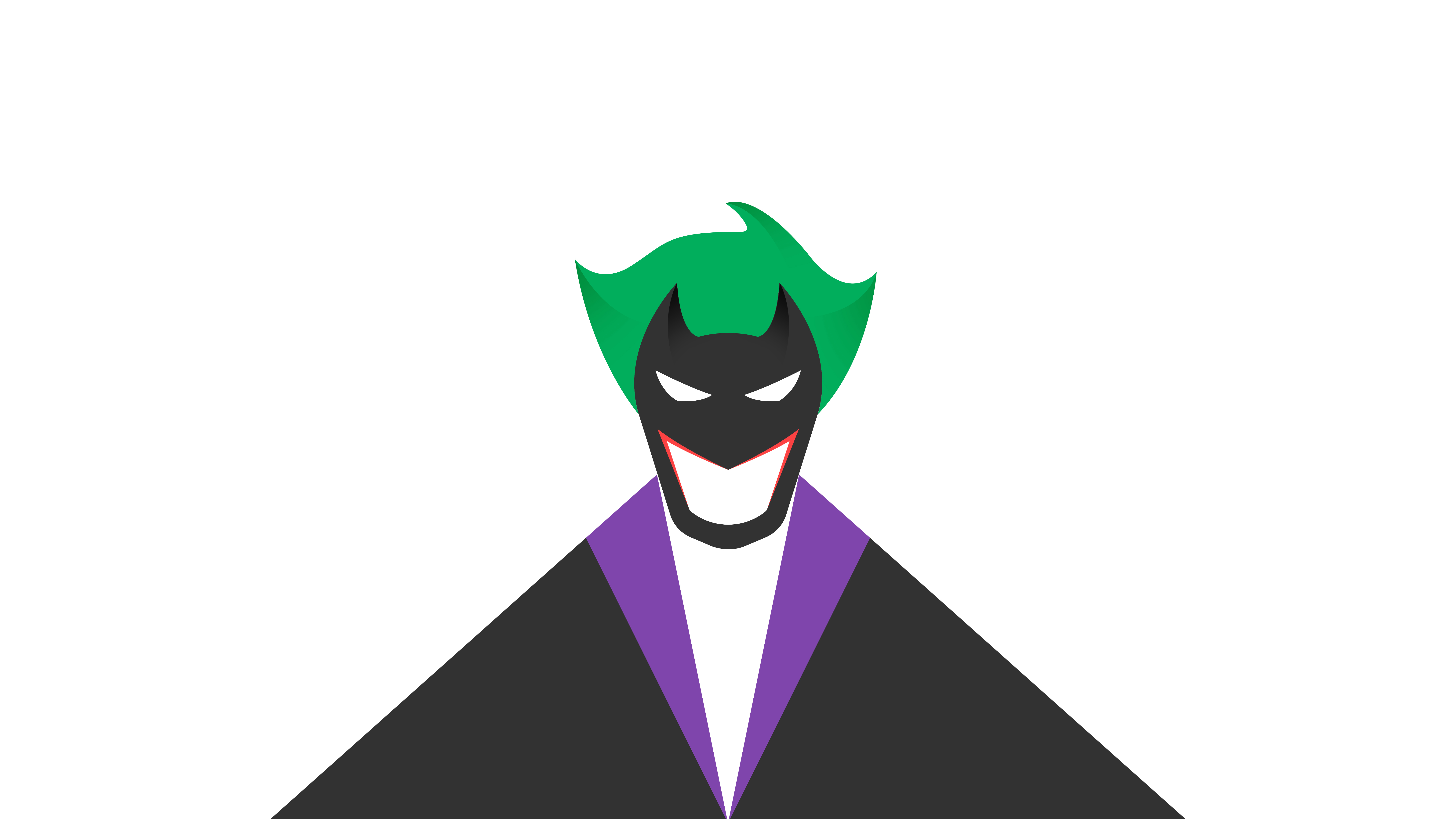 Minimalist Joker Artwork HD Wallpaper