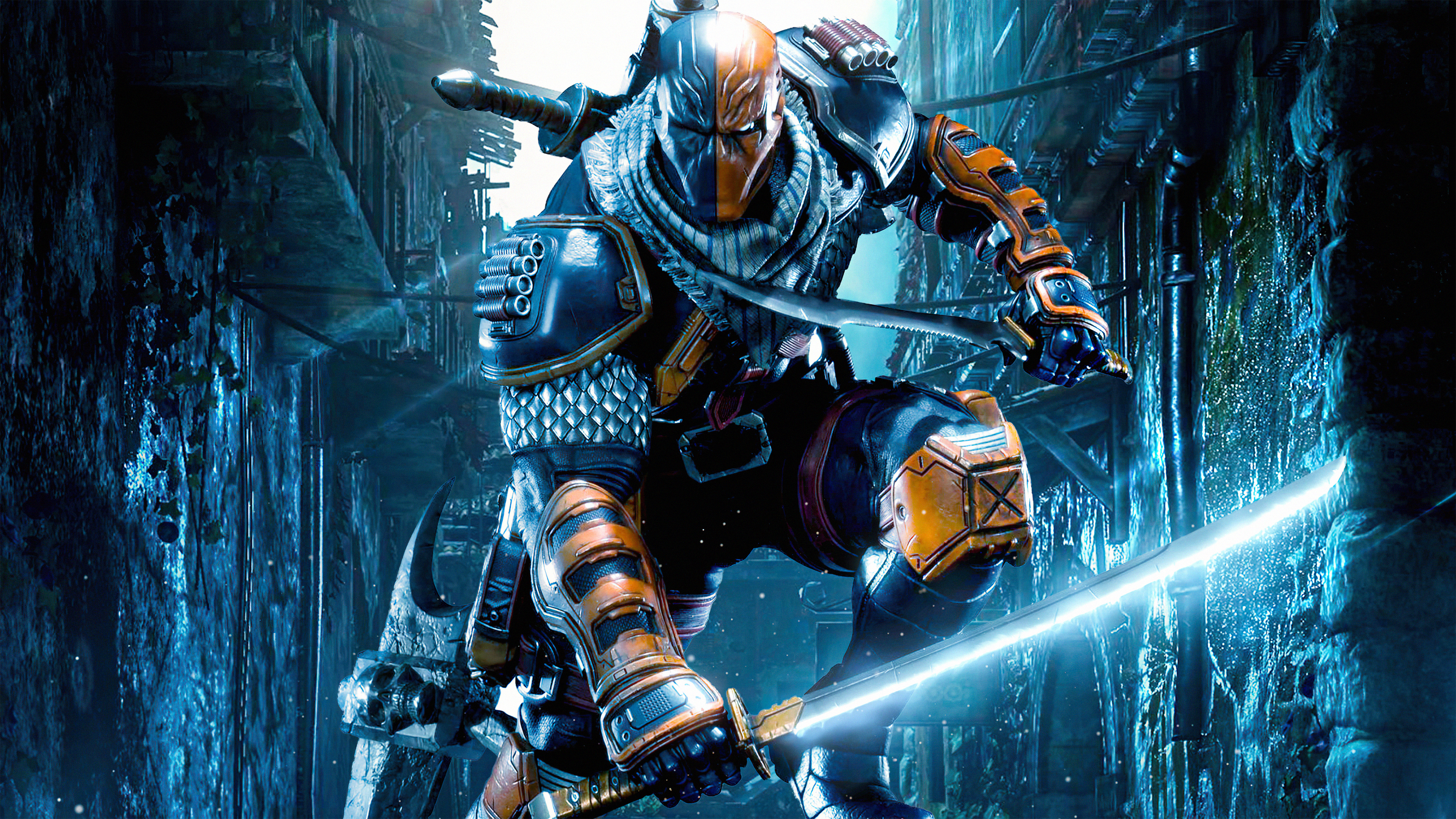 Deathstroke from DC Comics 4K HD Wallpaper