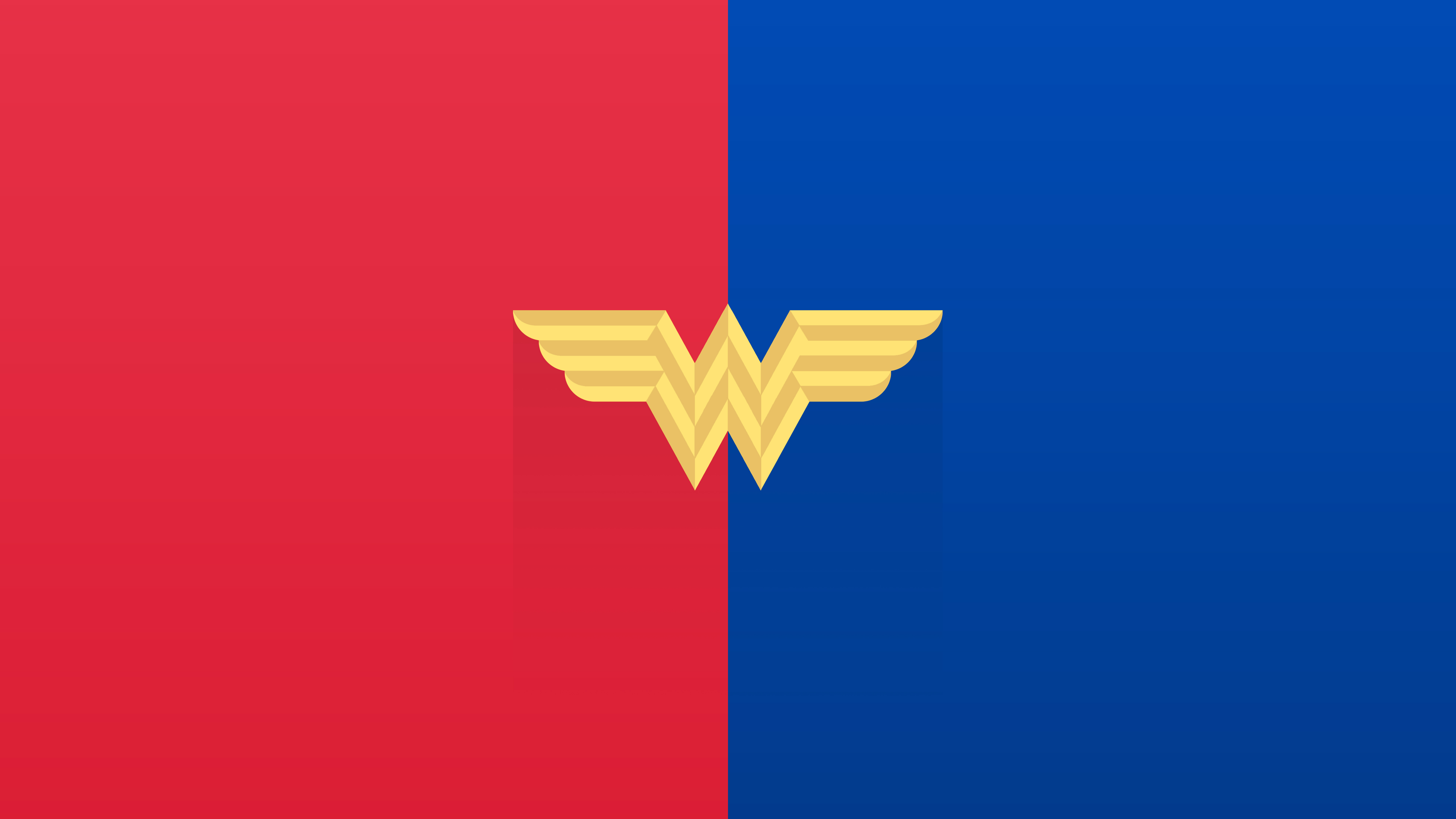 Wonder Woman minimalist logo HD Wallpaper