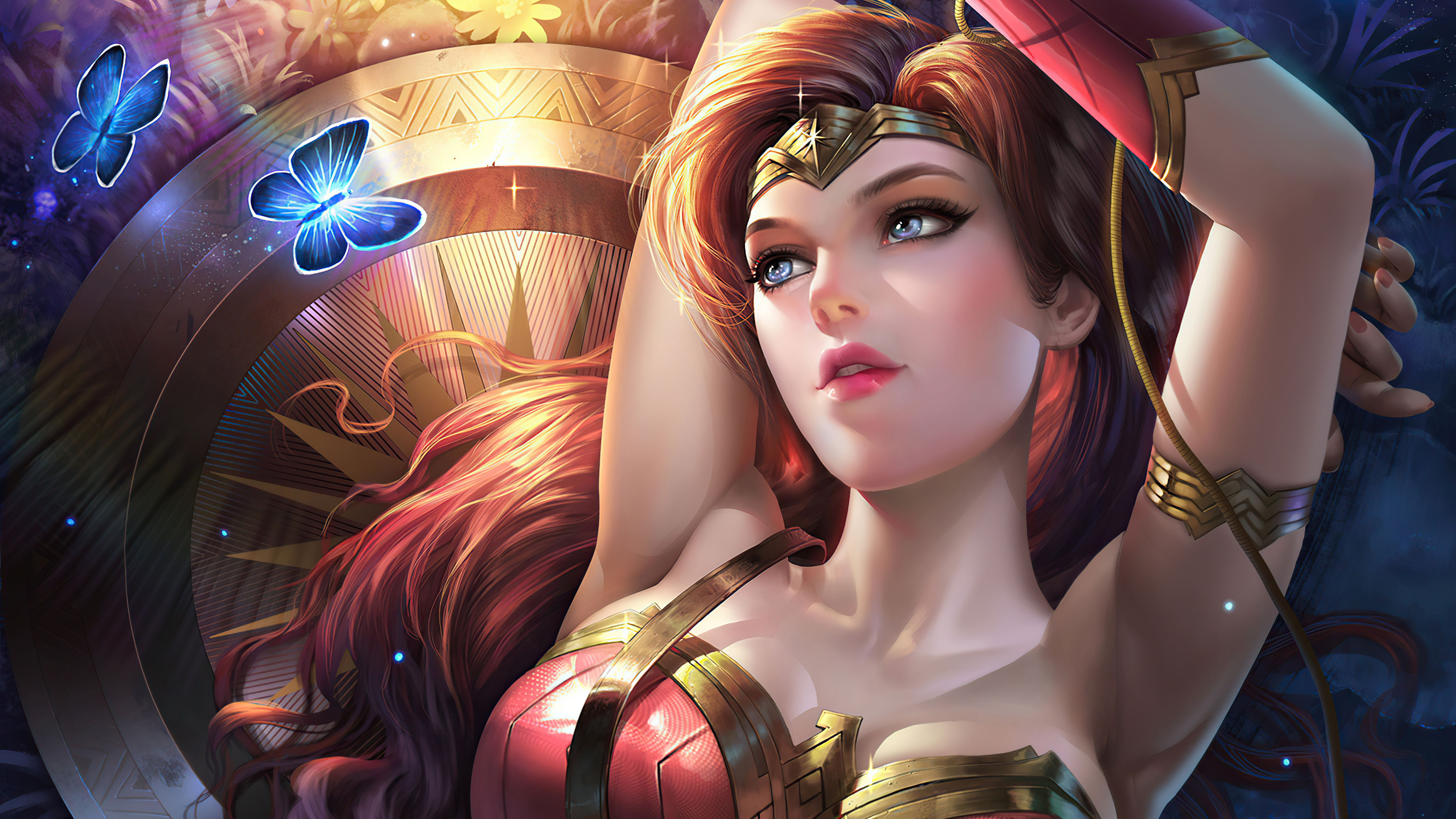 Wonder Woman artwork by an artist on Artstation 4K HD Wallpaper