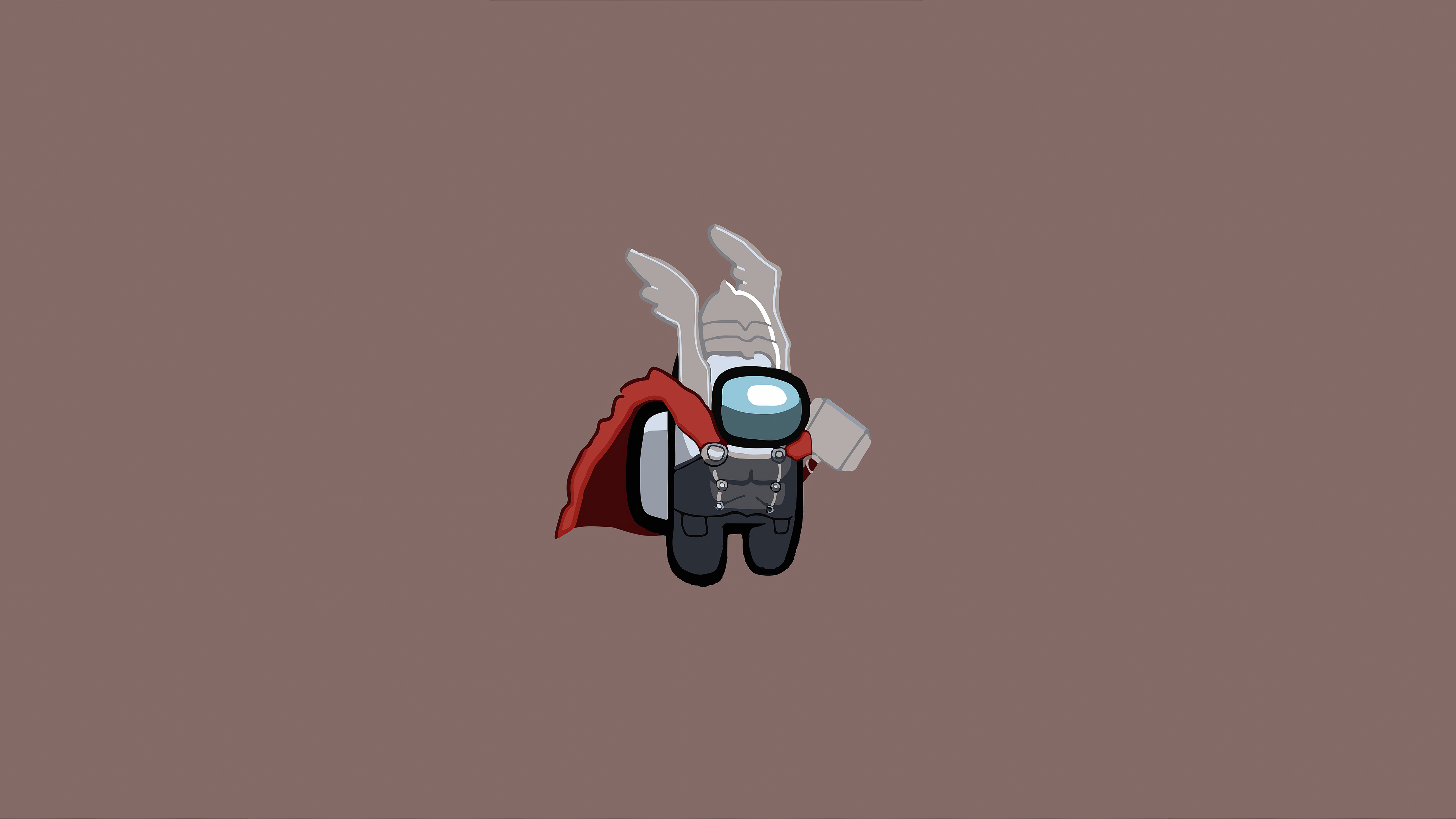 Thor from Among Us HD Wallpaper