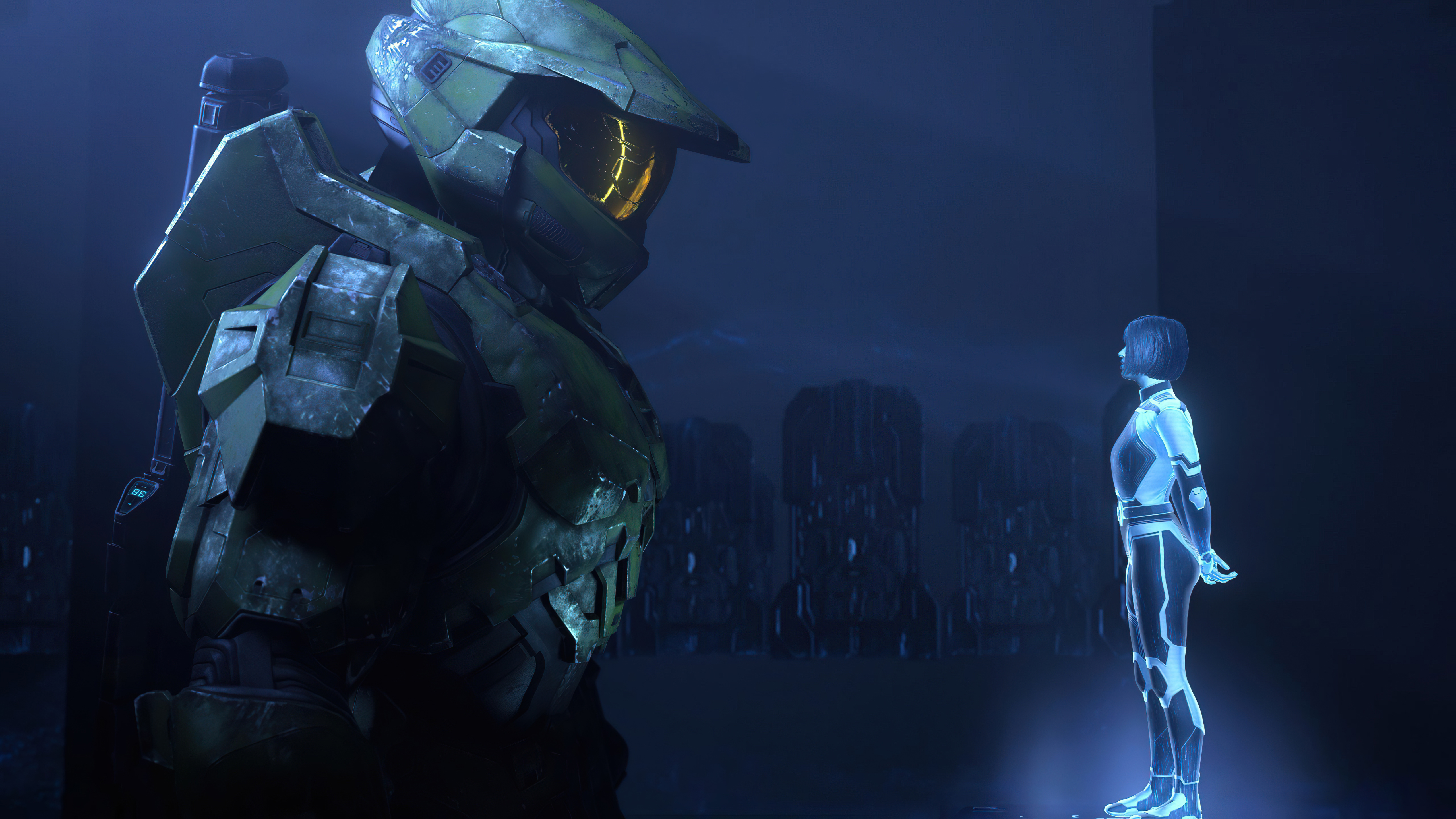 Master Chief and Cortana from Halo Infinite HD Wallpaper