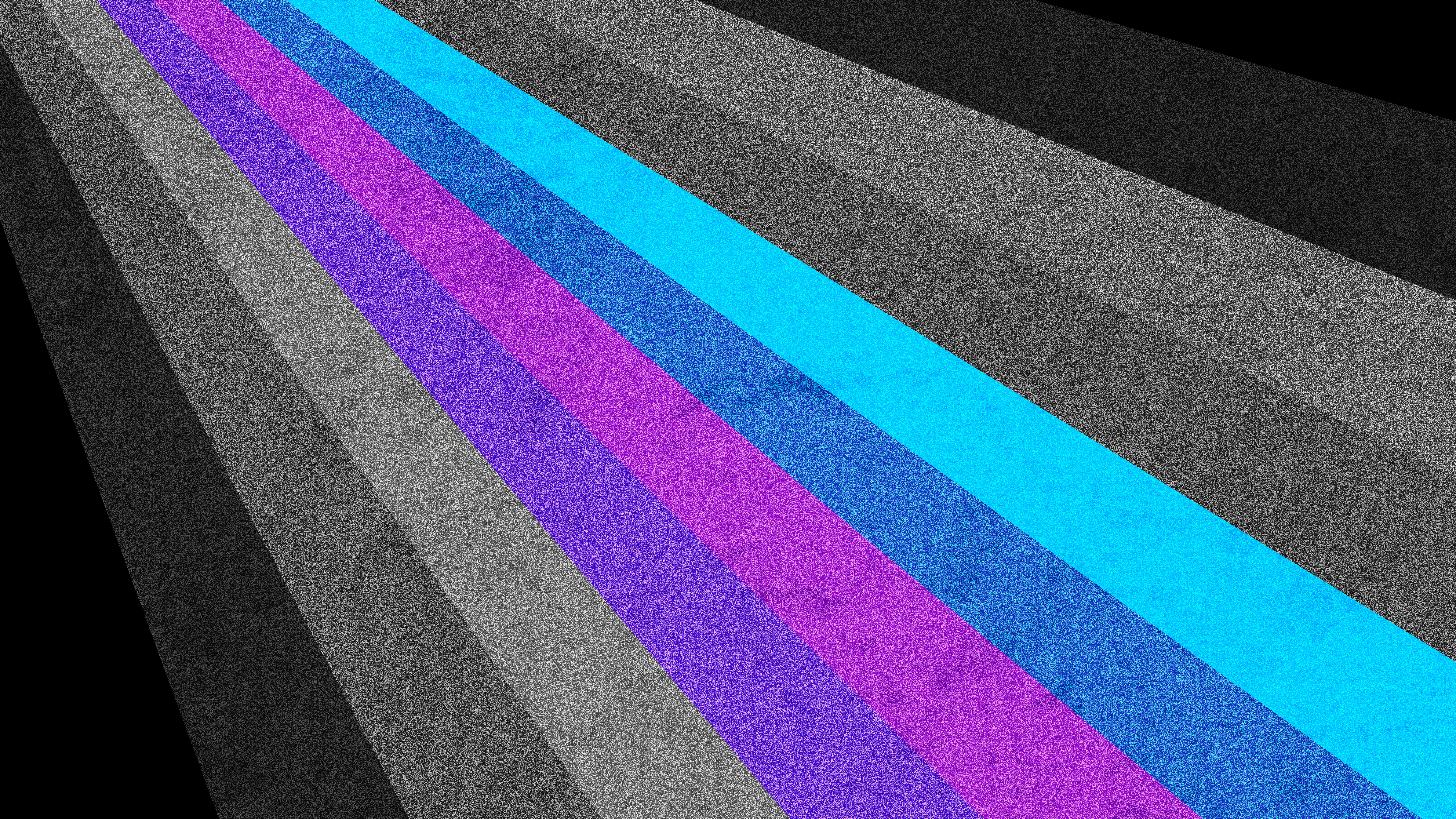 Abstract digital art with colored stripes HD Wallpaper