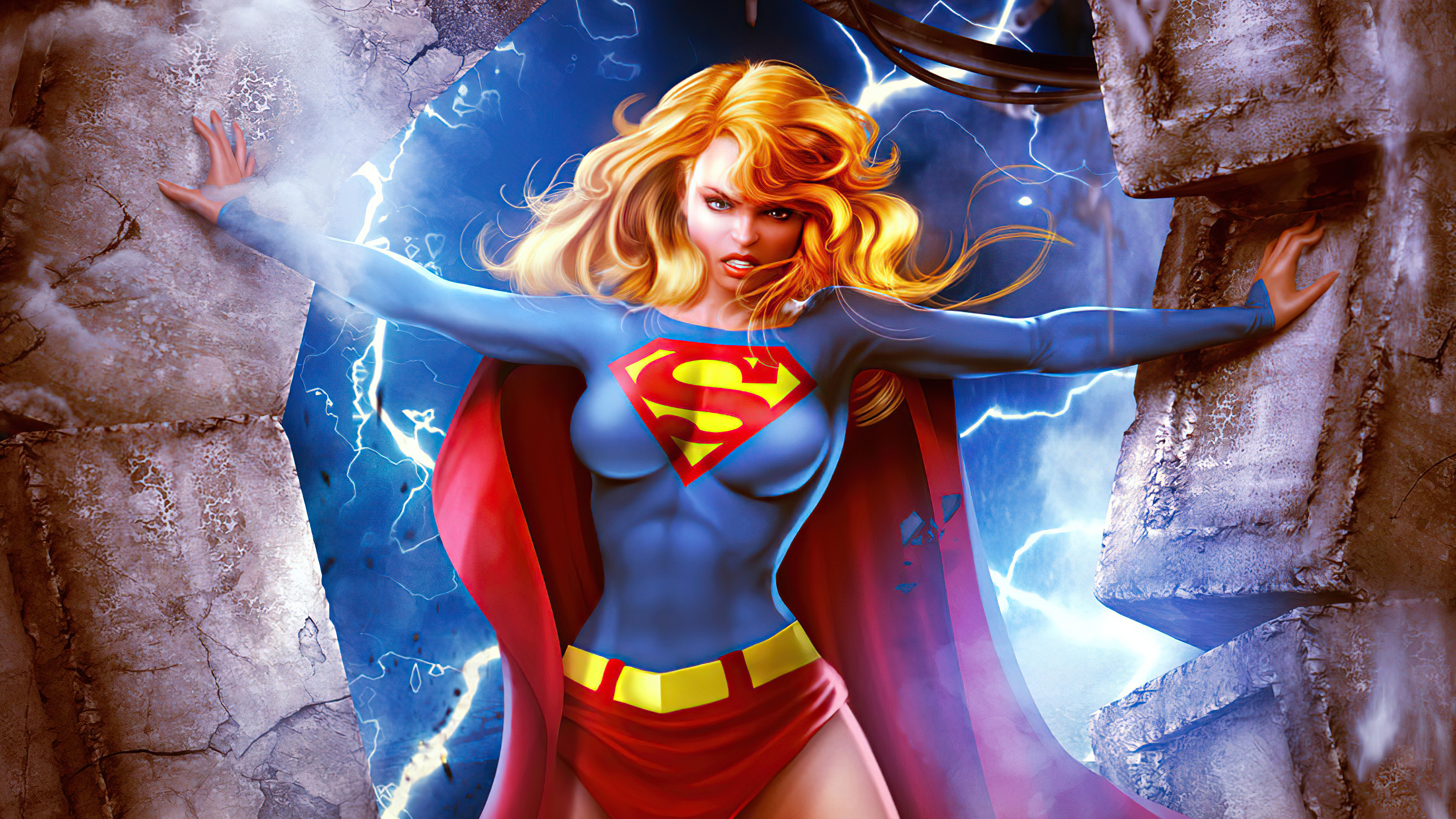 Supergirl artwork by DeviantArt artist HD Wallpaper