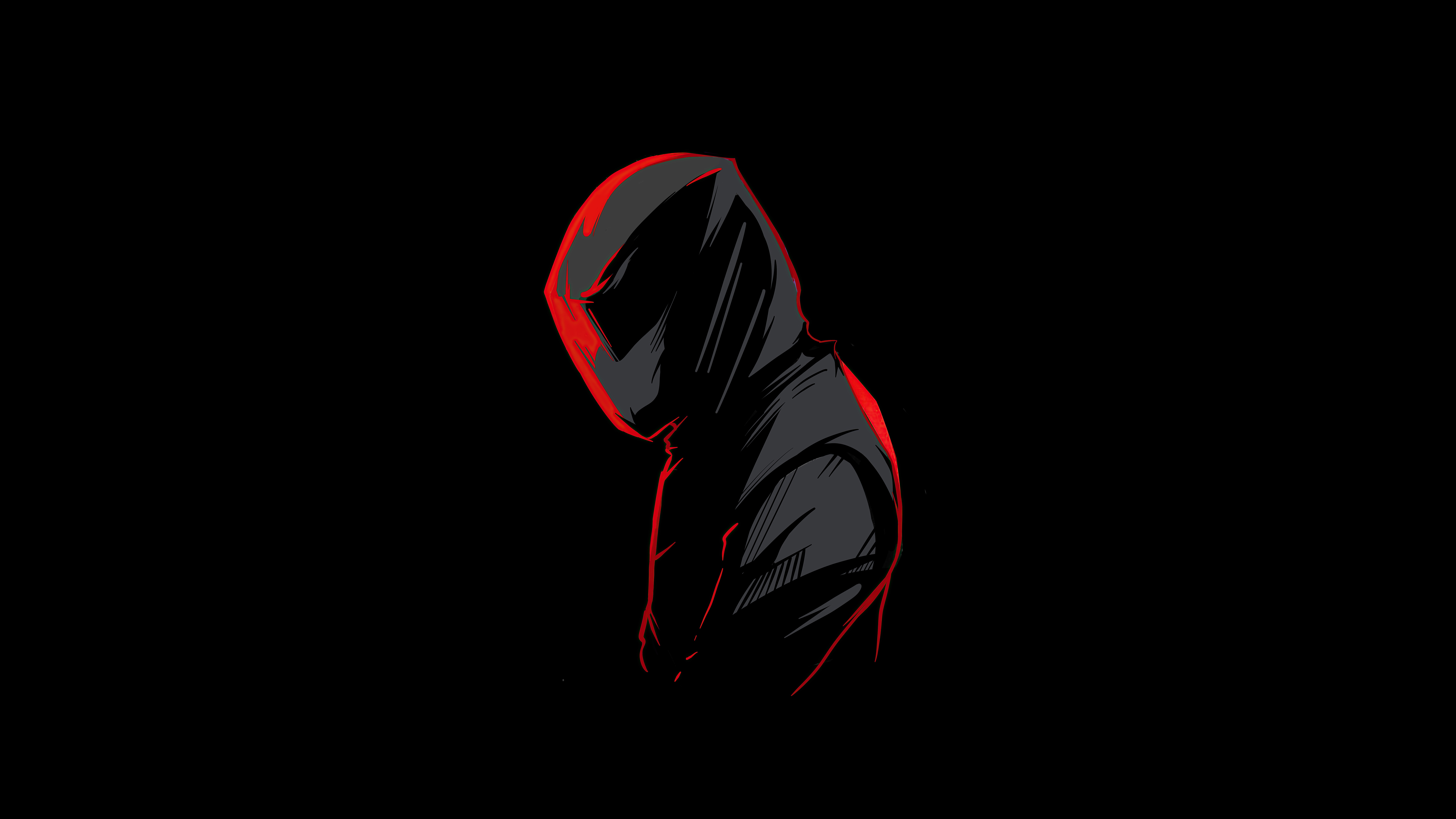 Minimalist Dark Biker Digital Artwork HD Wallpaper