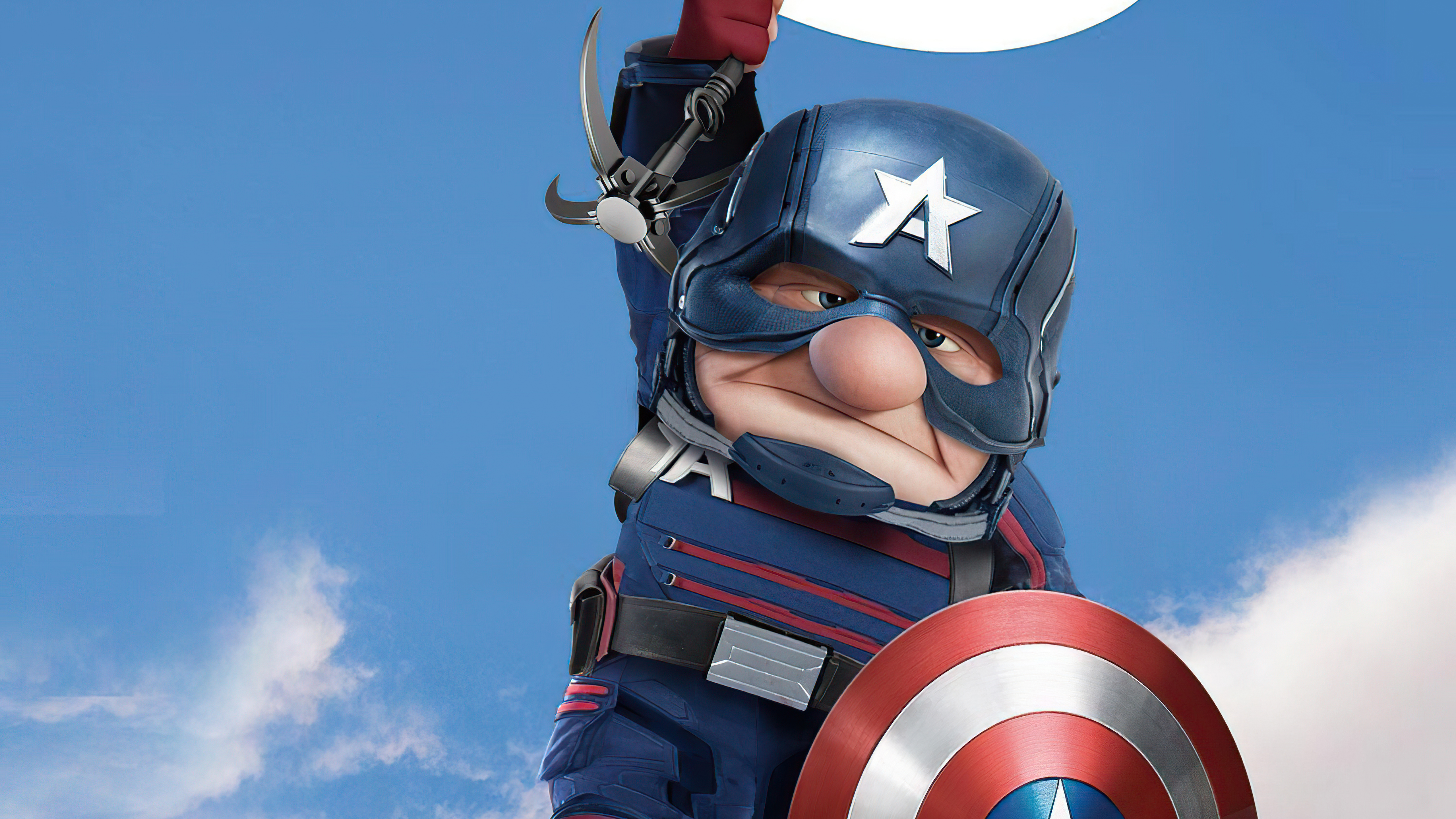 Captain America puppet from Marvel HD Wallpaper