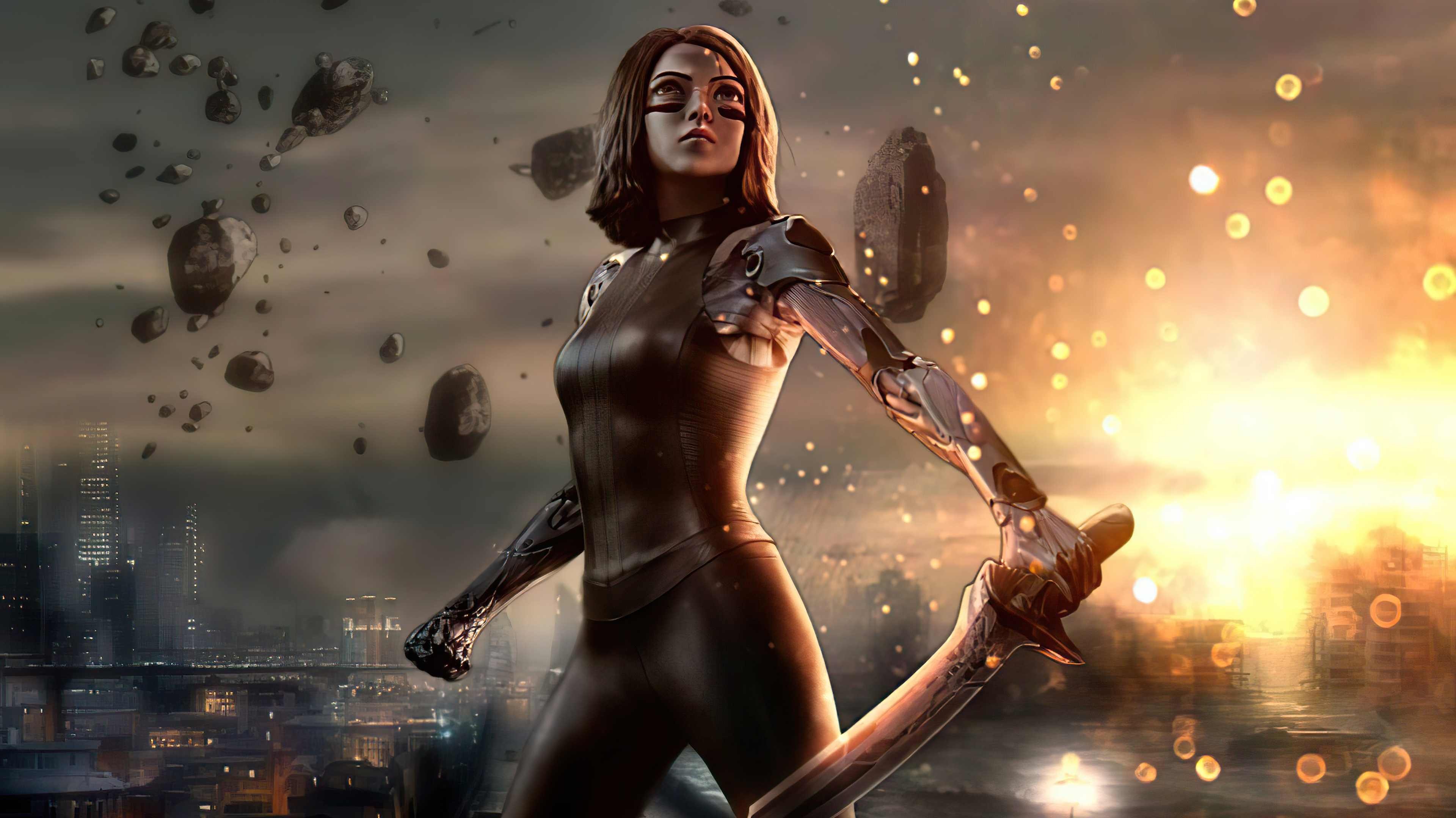 Alita from Alita: Battle Angel HD Wallpaper