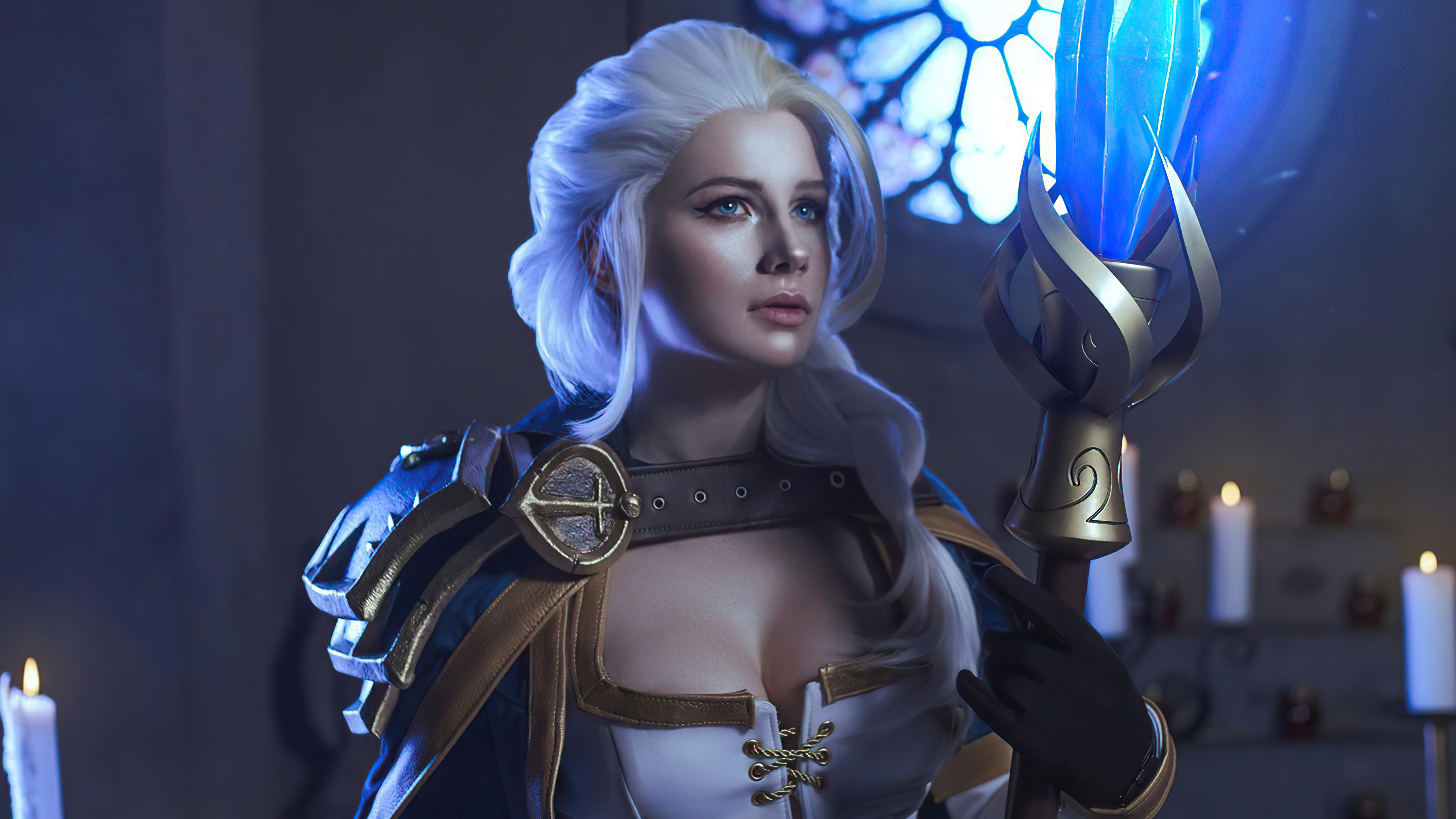Jaina Proudmo from World of Warcraft cosplay HD Wallpaper