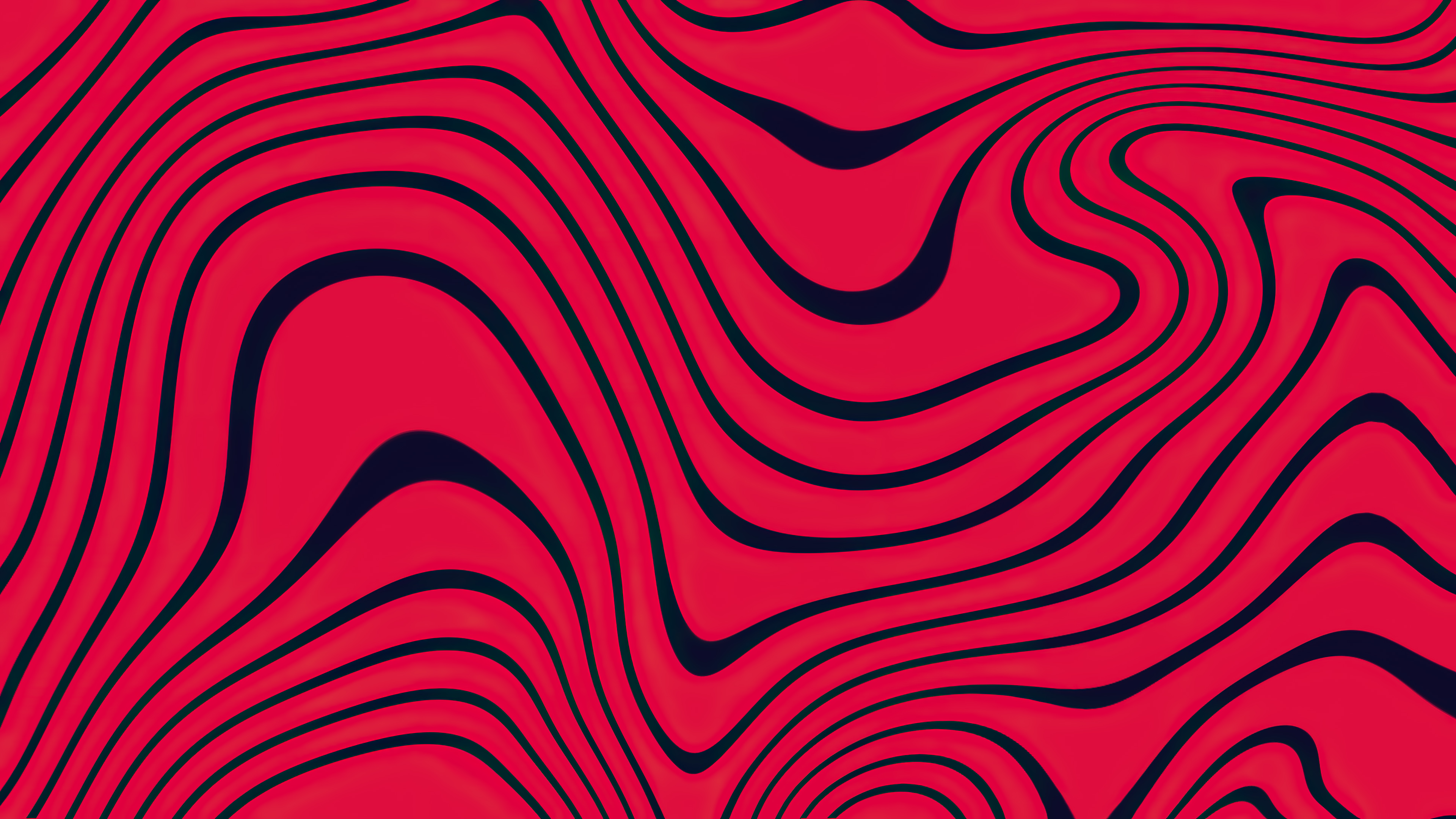 Abstract Red and Black Swirls 4K HD Wallpaper
