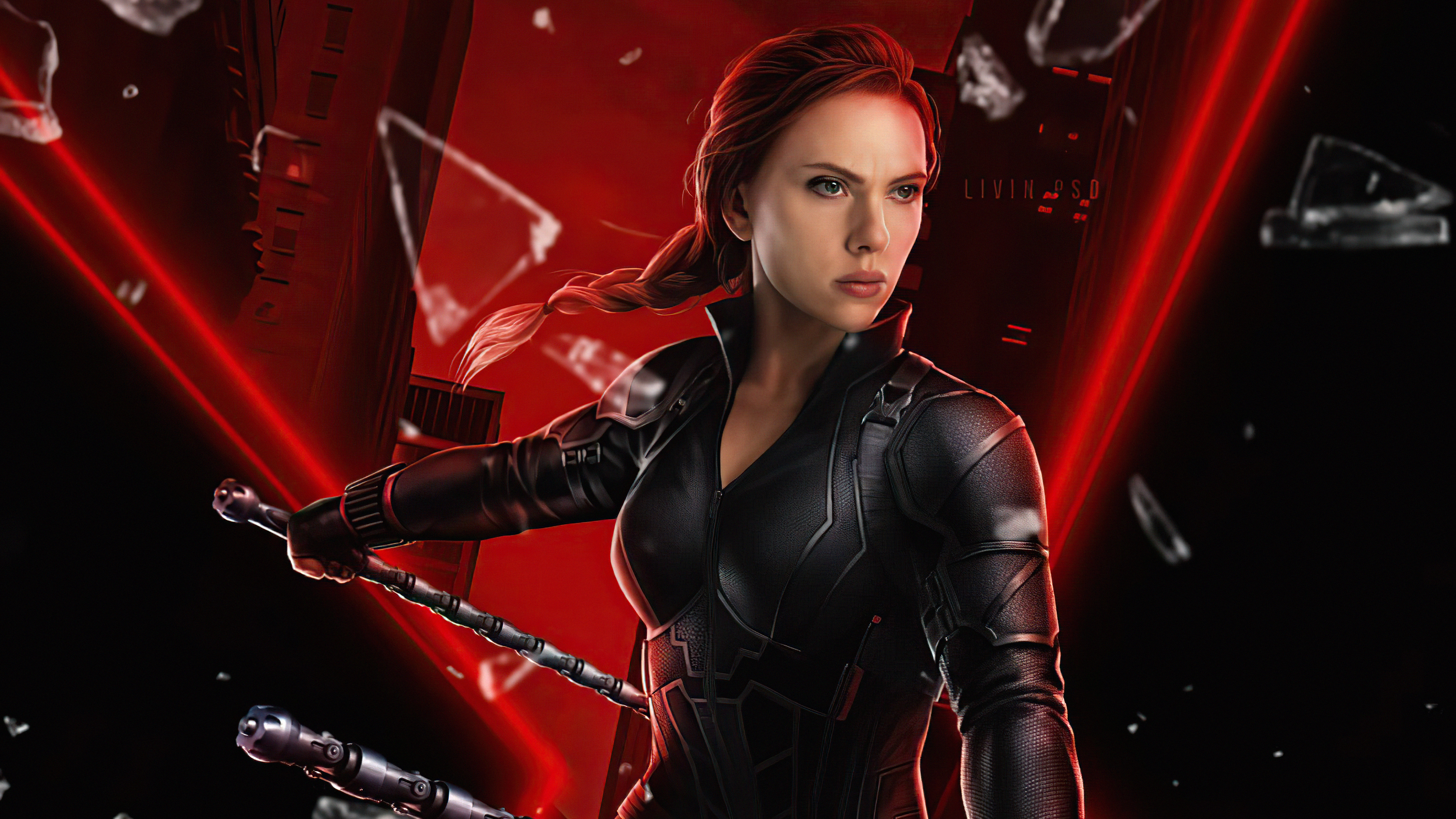 Black Widow from Marvel artwork HD Wallpaper