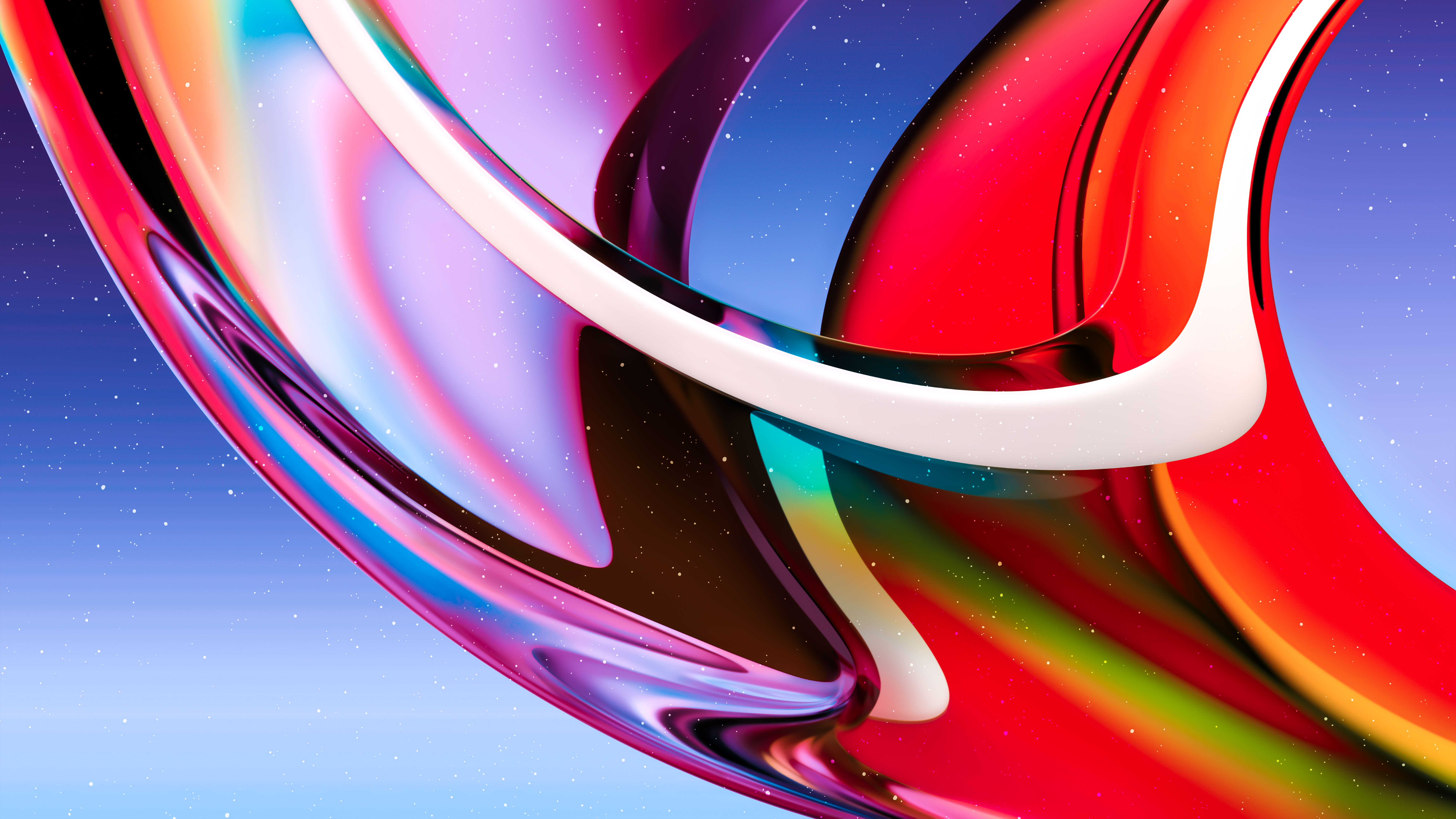 Abstract digital art with colorful swirls HD Wallpaper