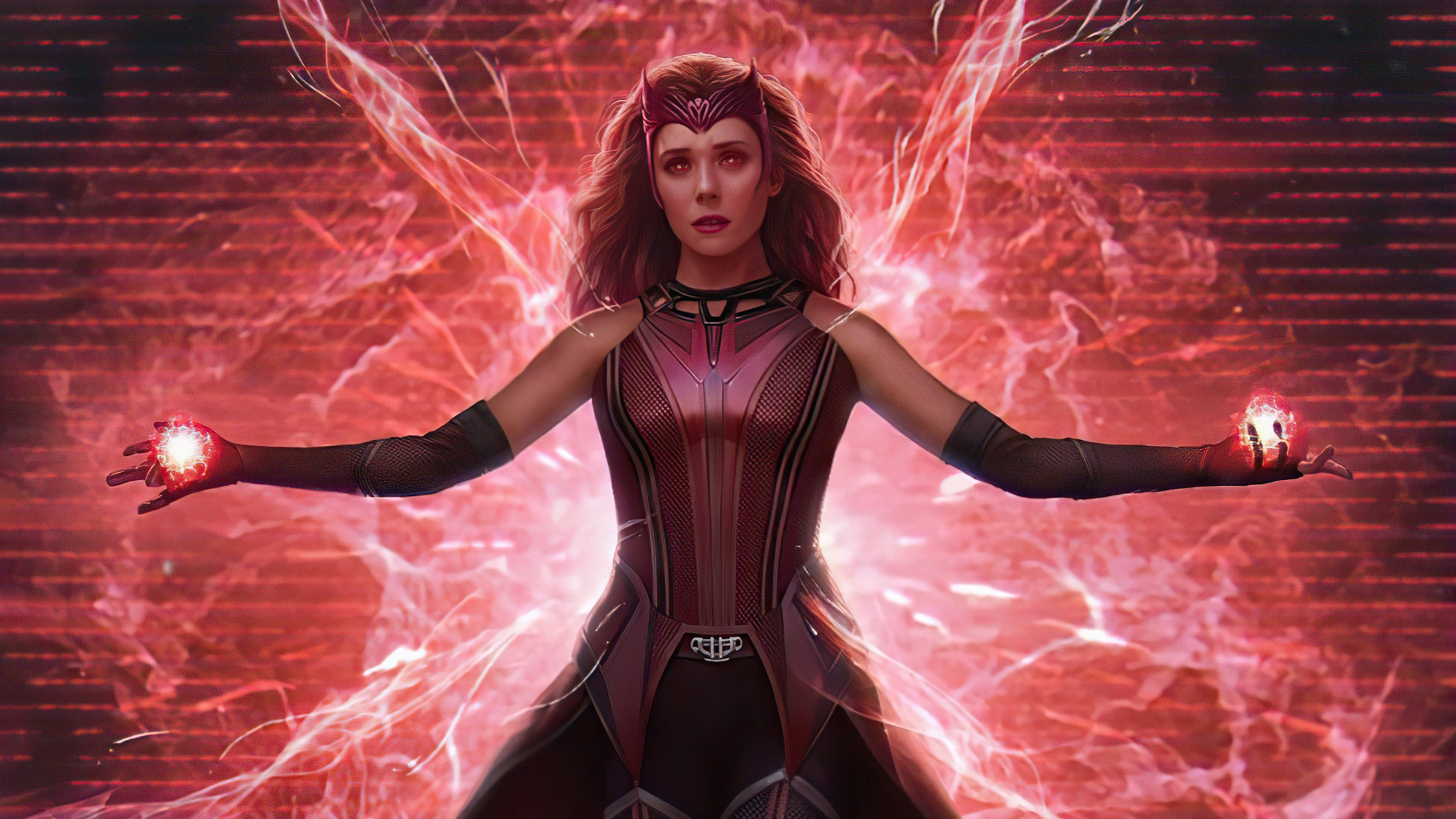 Scarlet Witch from Wanda Vision HD Wallpaper