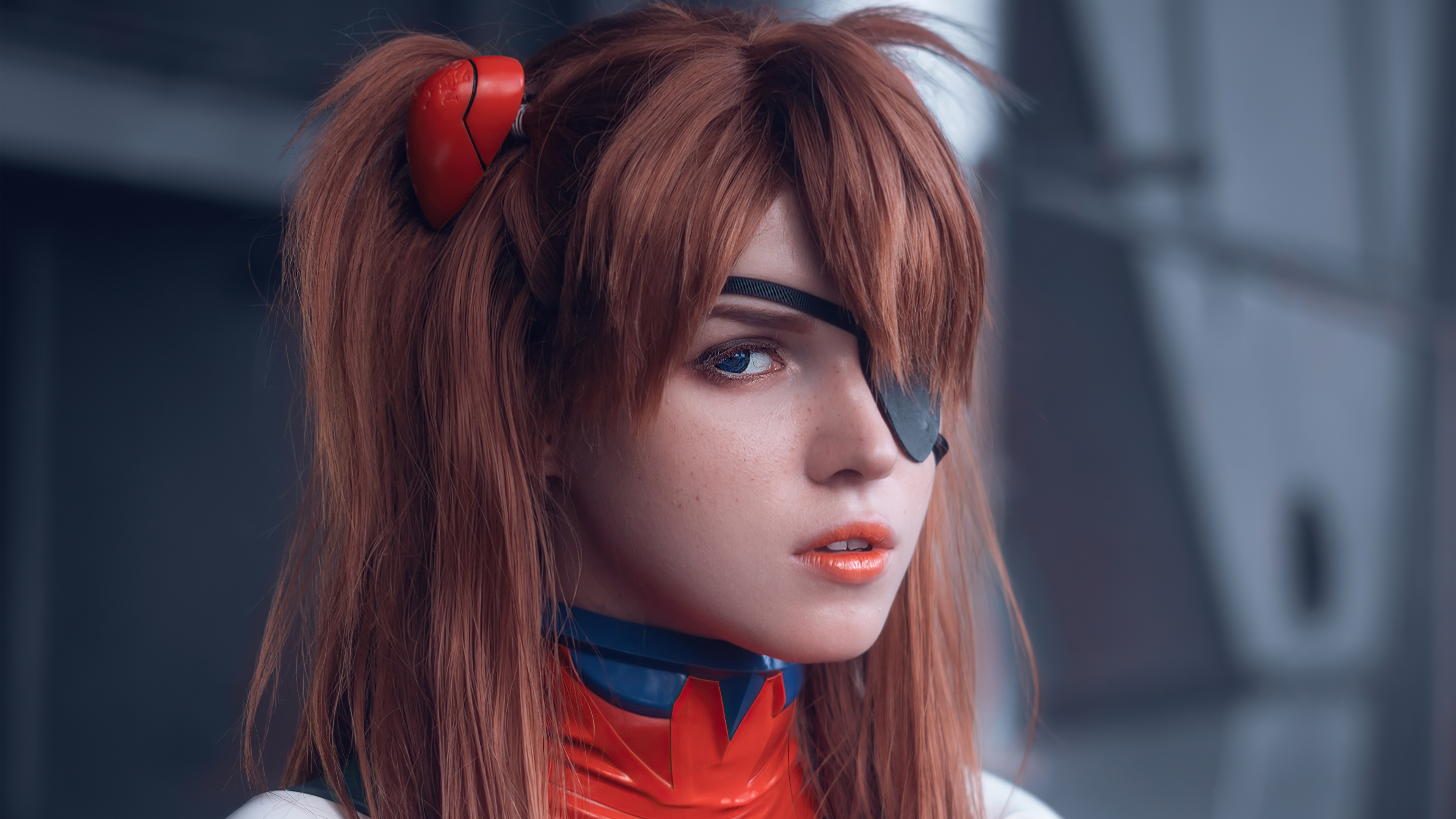 Asuka Langley Soryu from Neon Genesis Evangelion Cosplay HD Wallpaper