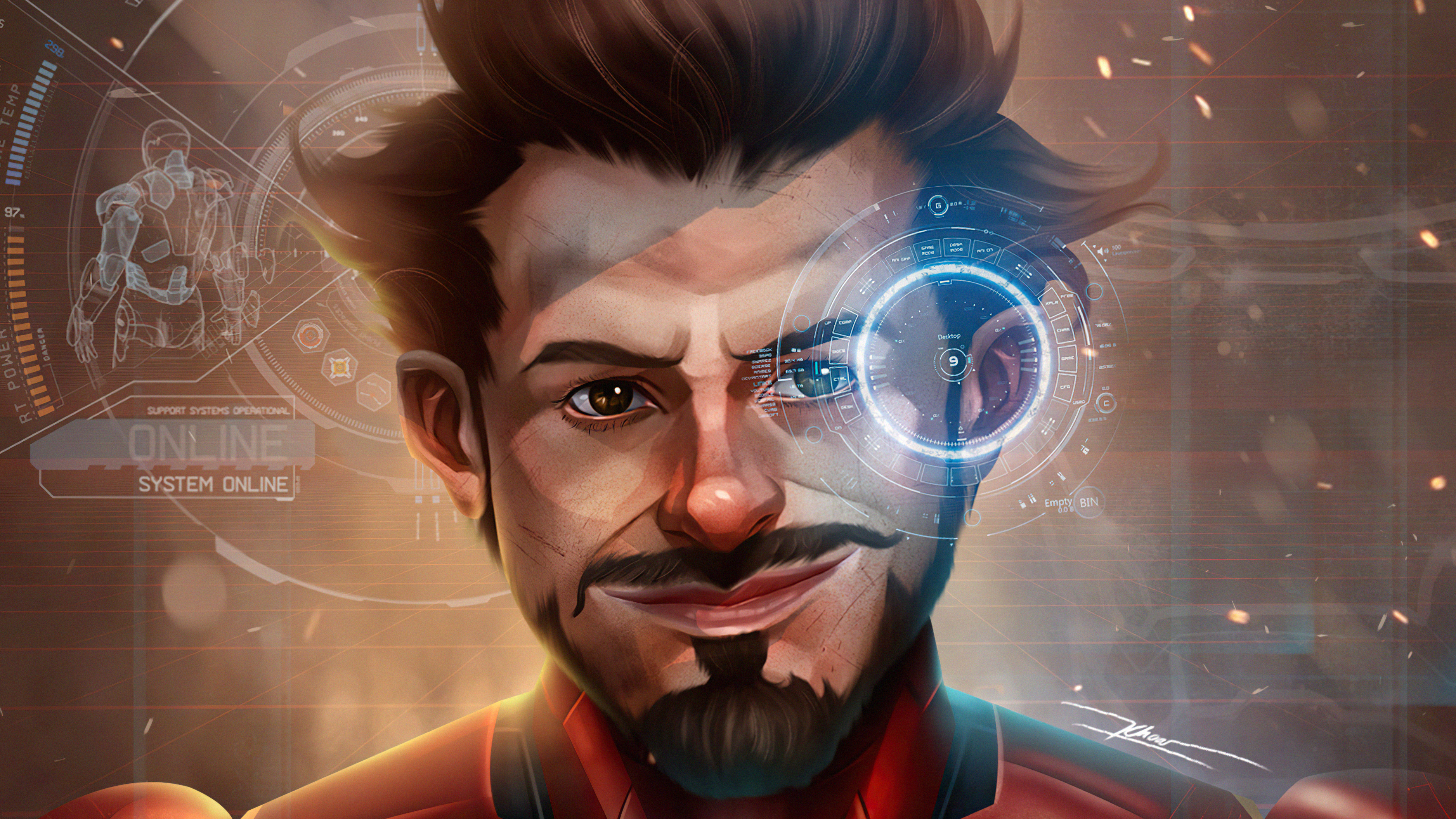 Iron Man Artwork by Artist HD Wallpaper