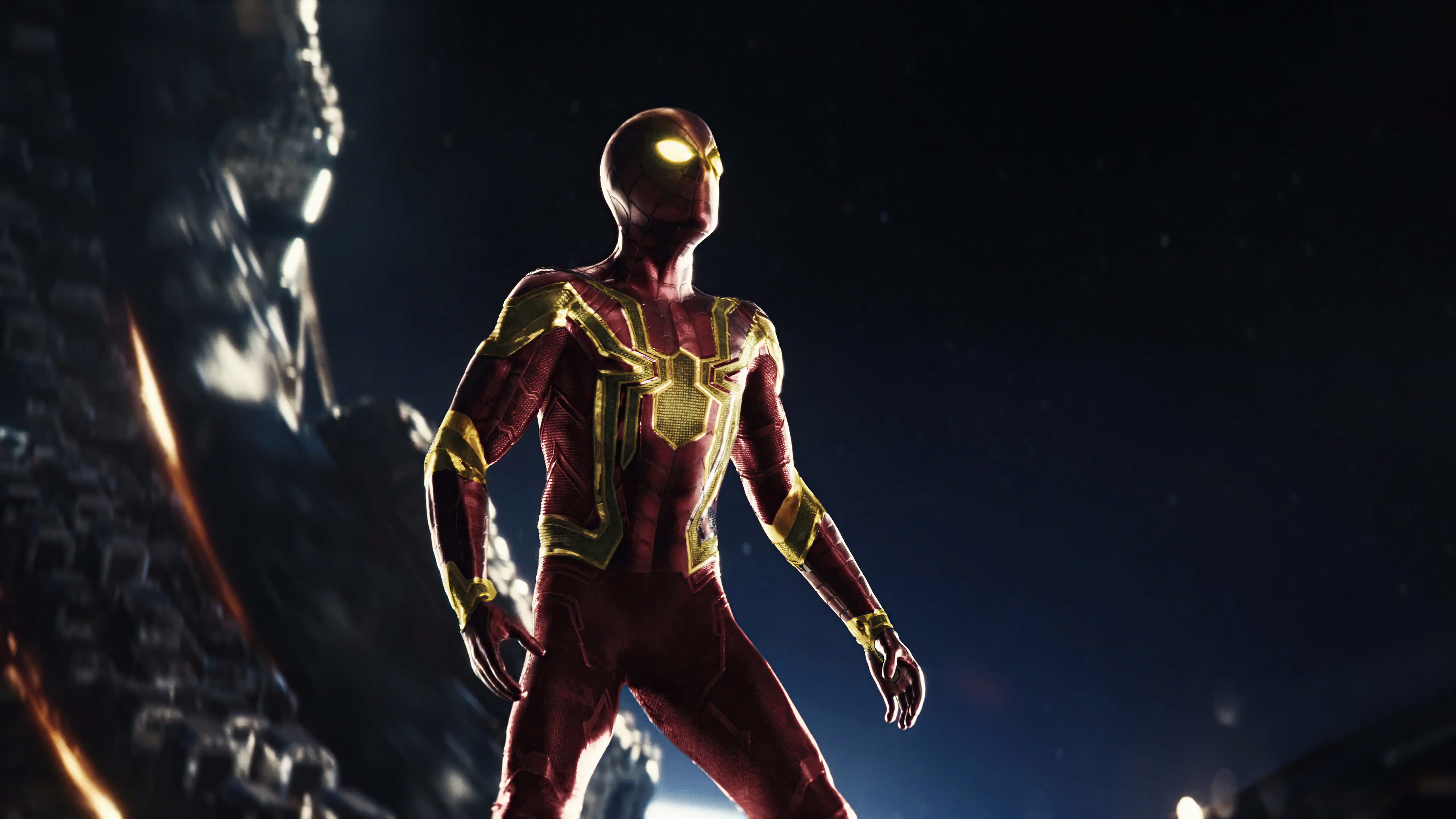 Iron Spider-Man from Marvel Comics HD Wallpaper