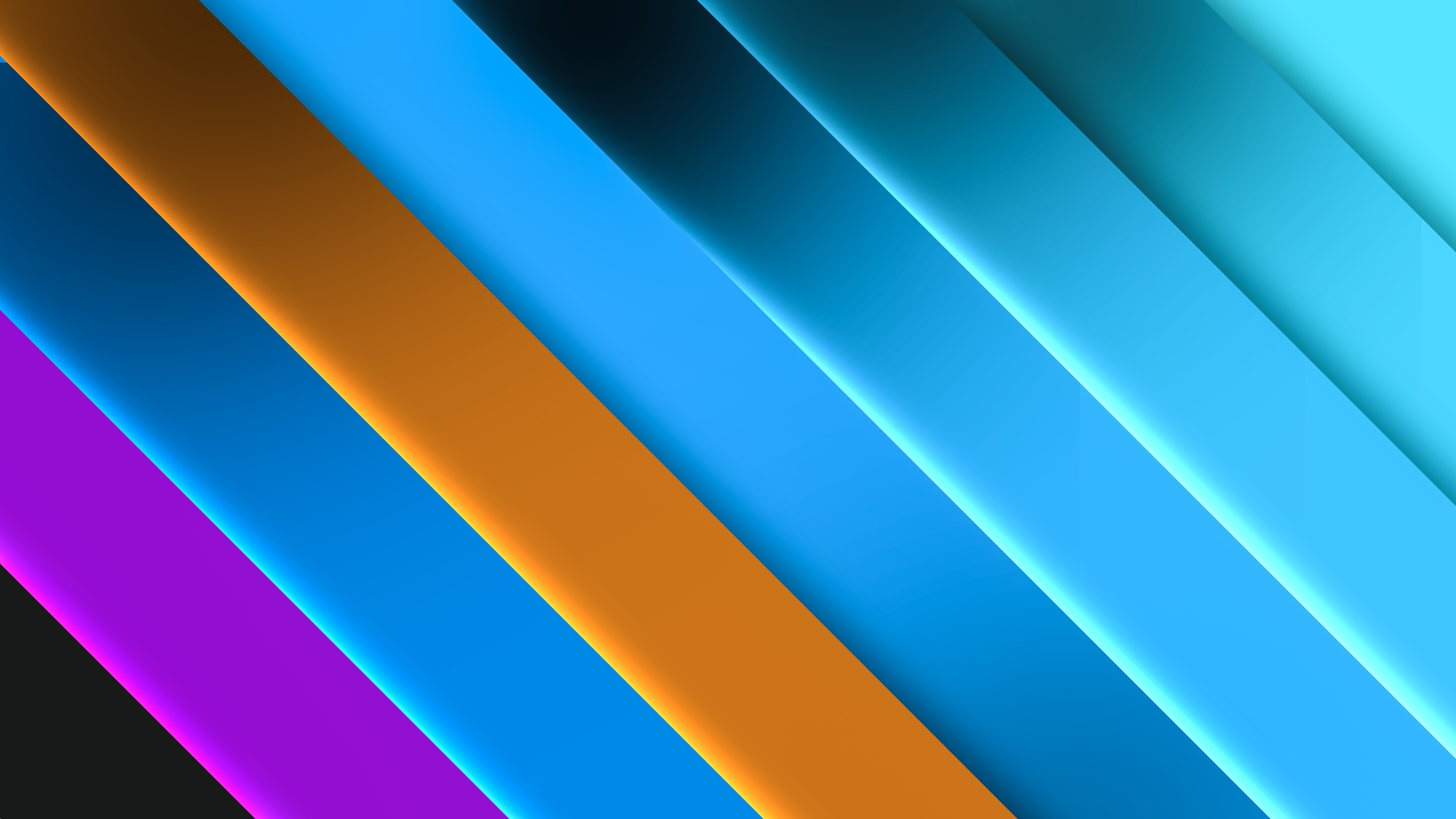 Abstract diagonal stripes in vibrant colors HD Wallpaper