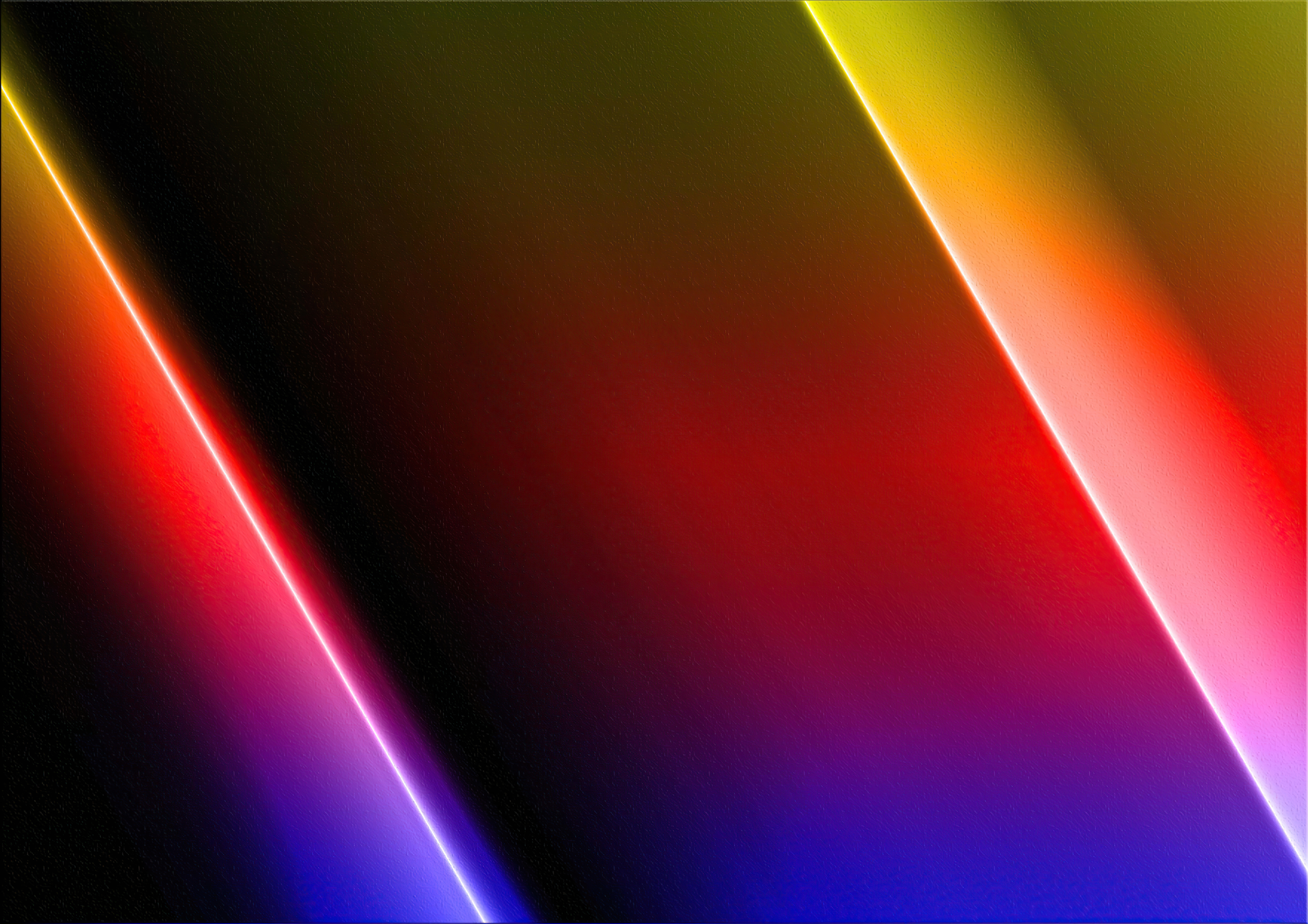 Abstract digital art with neon light streaks HD Wallpaper