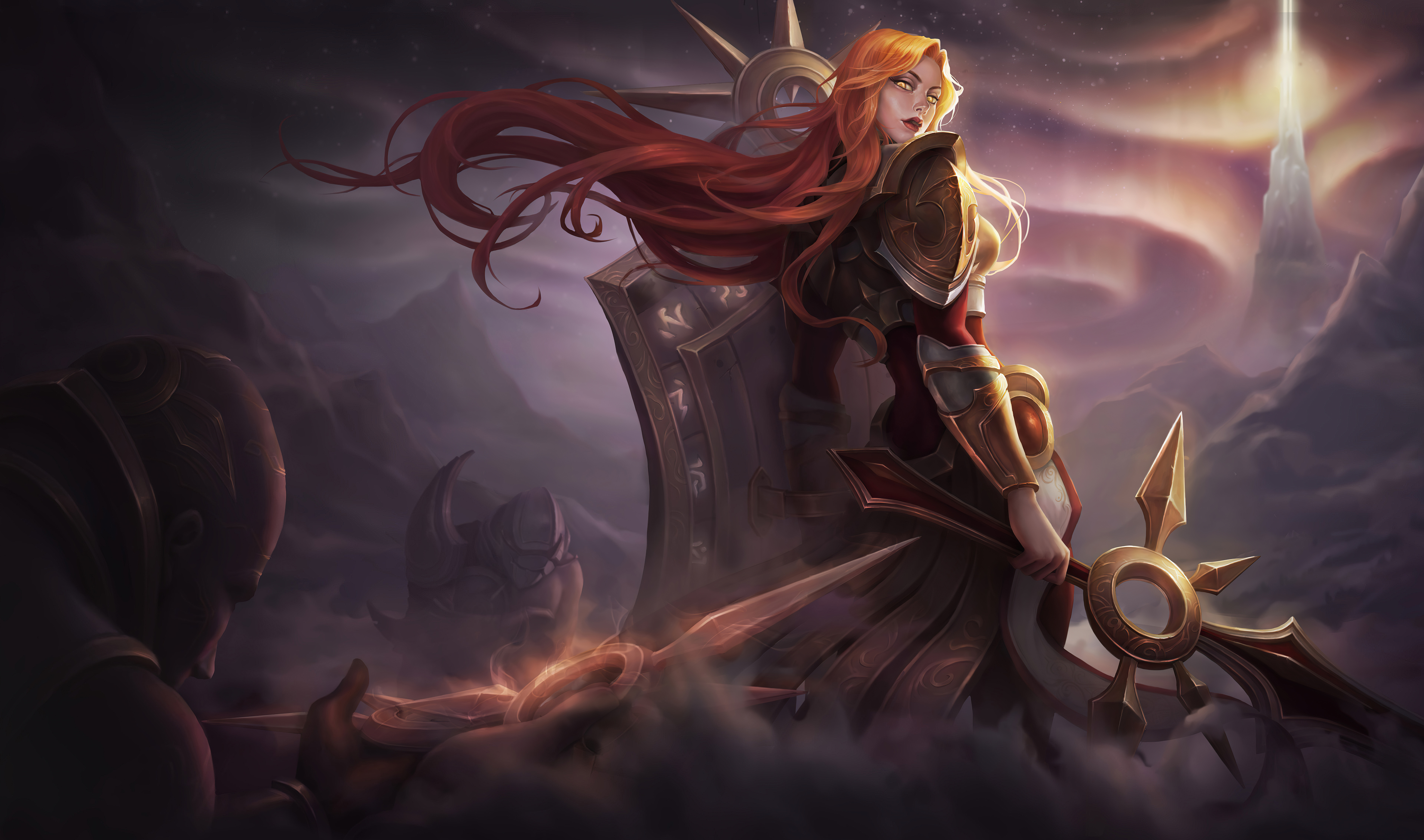 Leona from League of Legends HD Wallpaper
