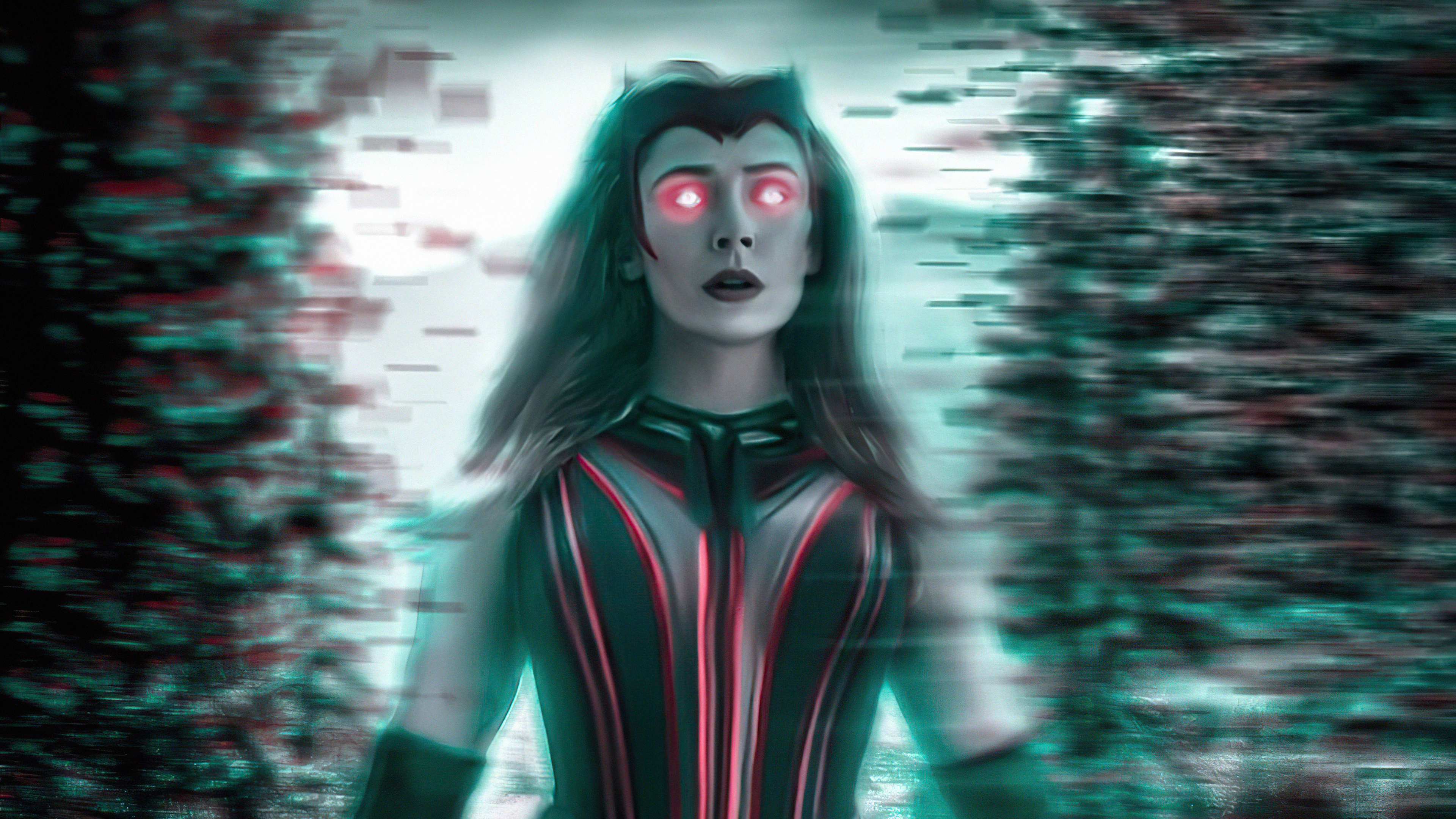 Scarlet Witch from Wanda Vision 4K HD Wallpaper