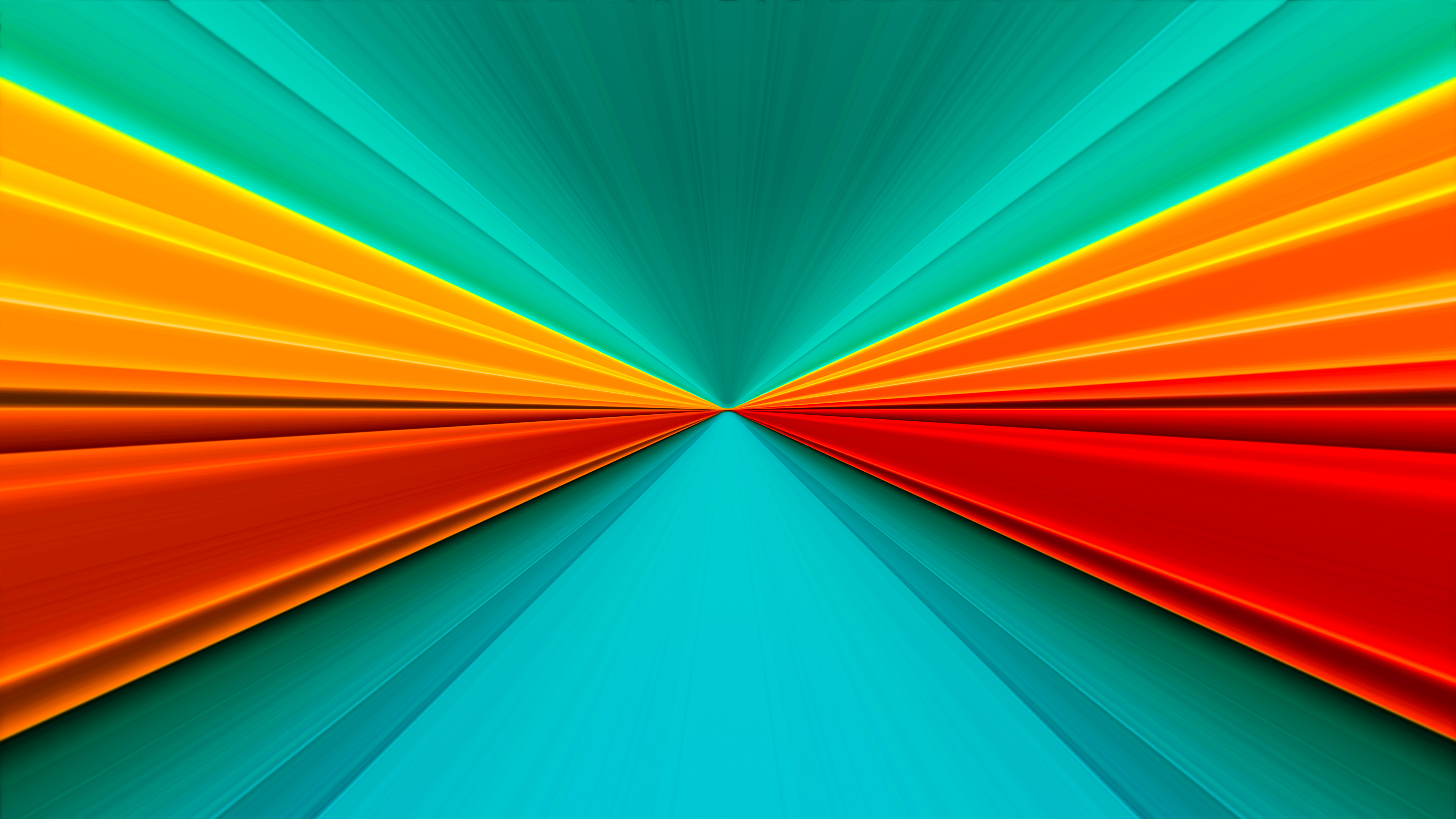 Abstract digital art with converging lines HD Wallpaper
