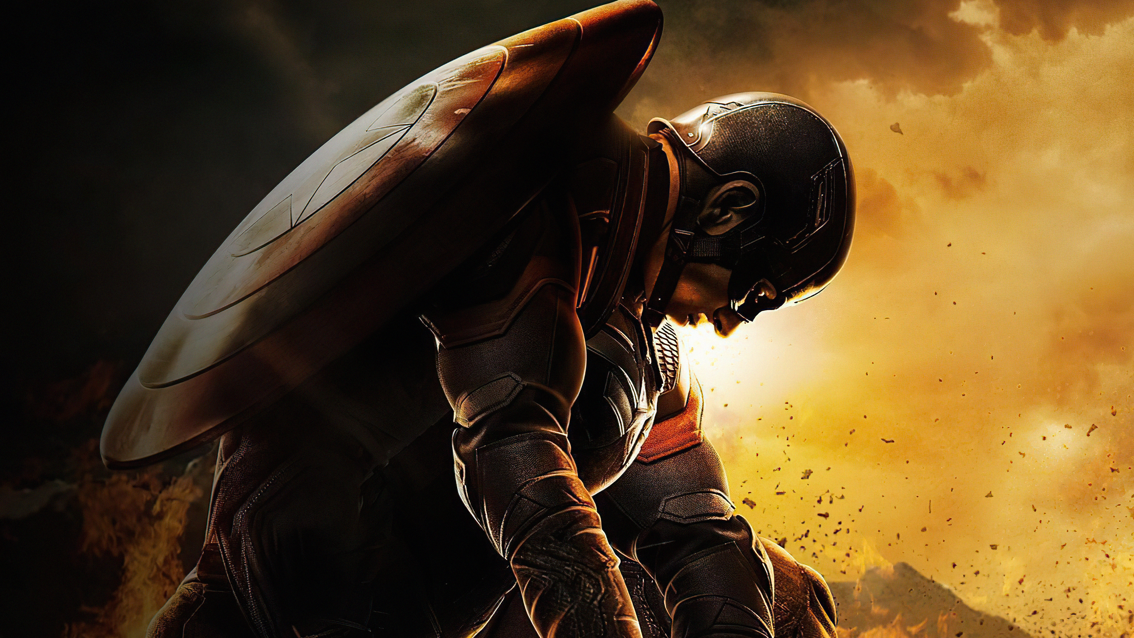 Captain America from Marvel Comics HD Wallpaper