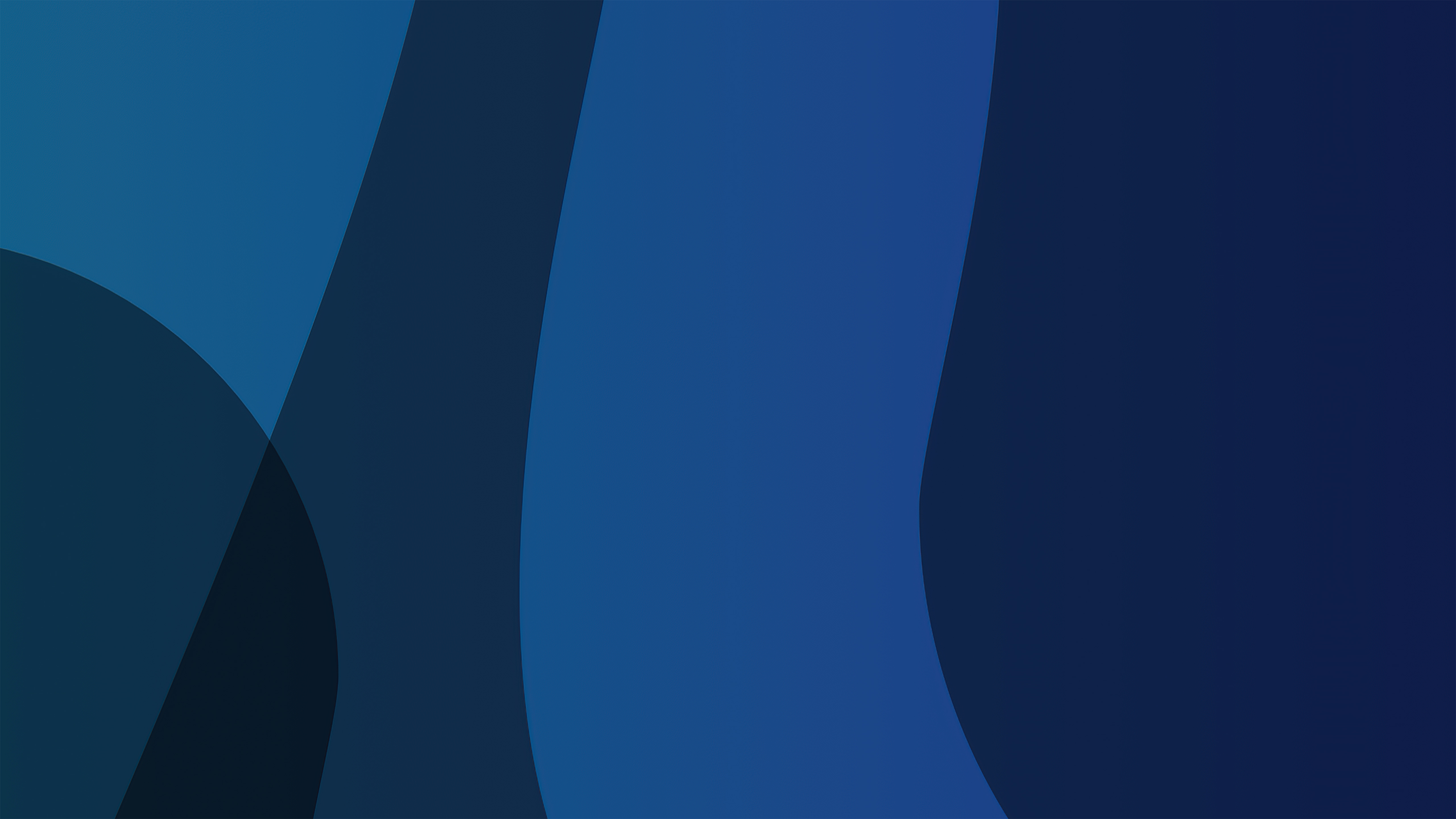 Abstract blue shapes with gradient HD Wallpaper
