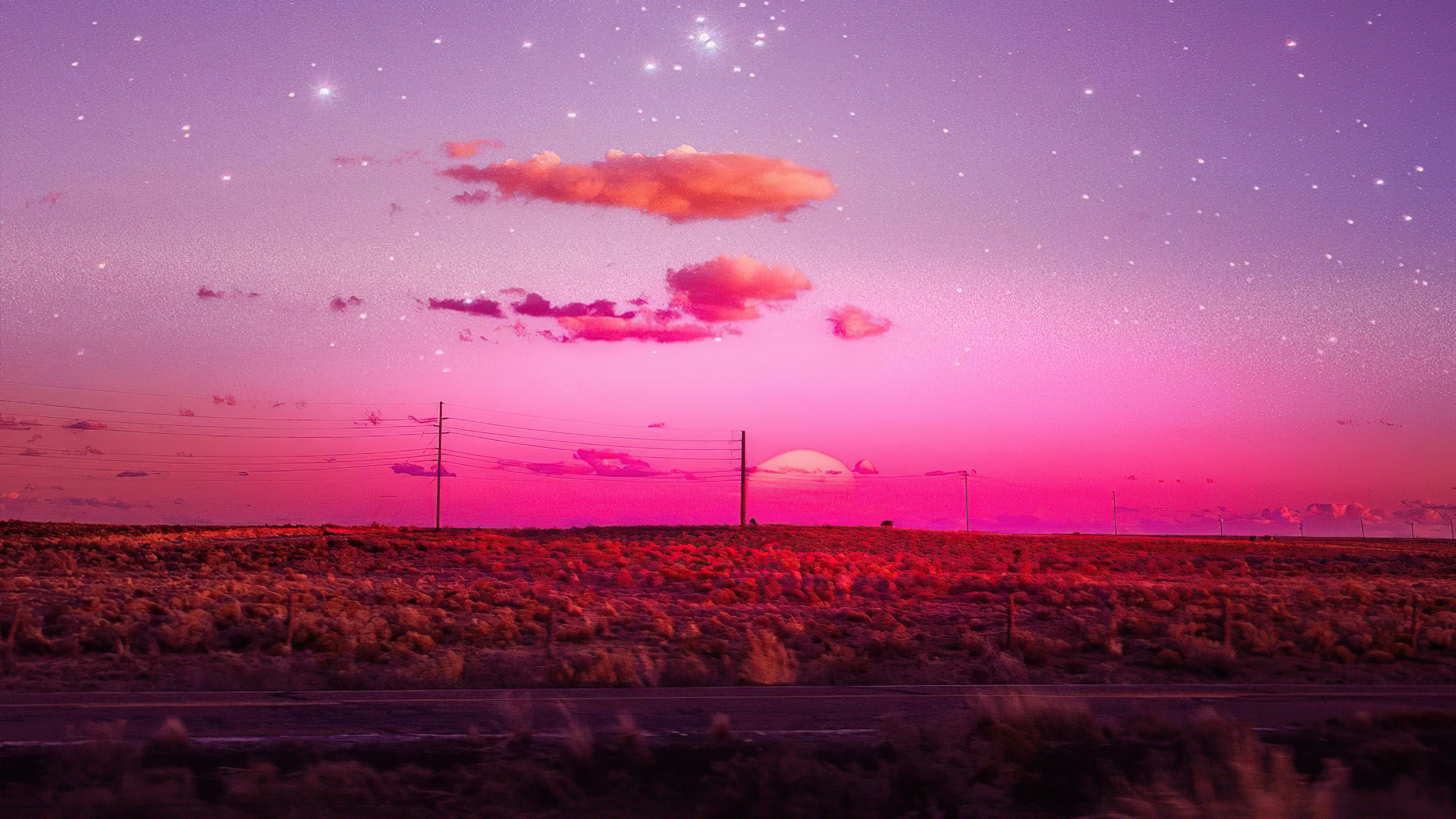 Outrun Retrowave Digital Art 4K HD Wallpaper