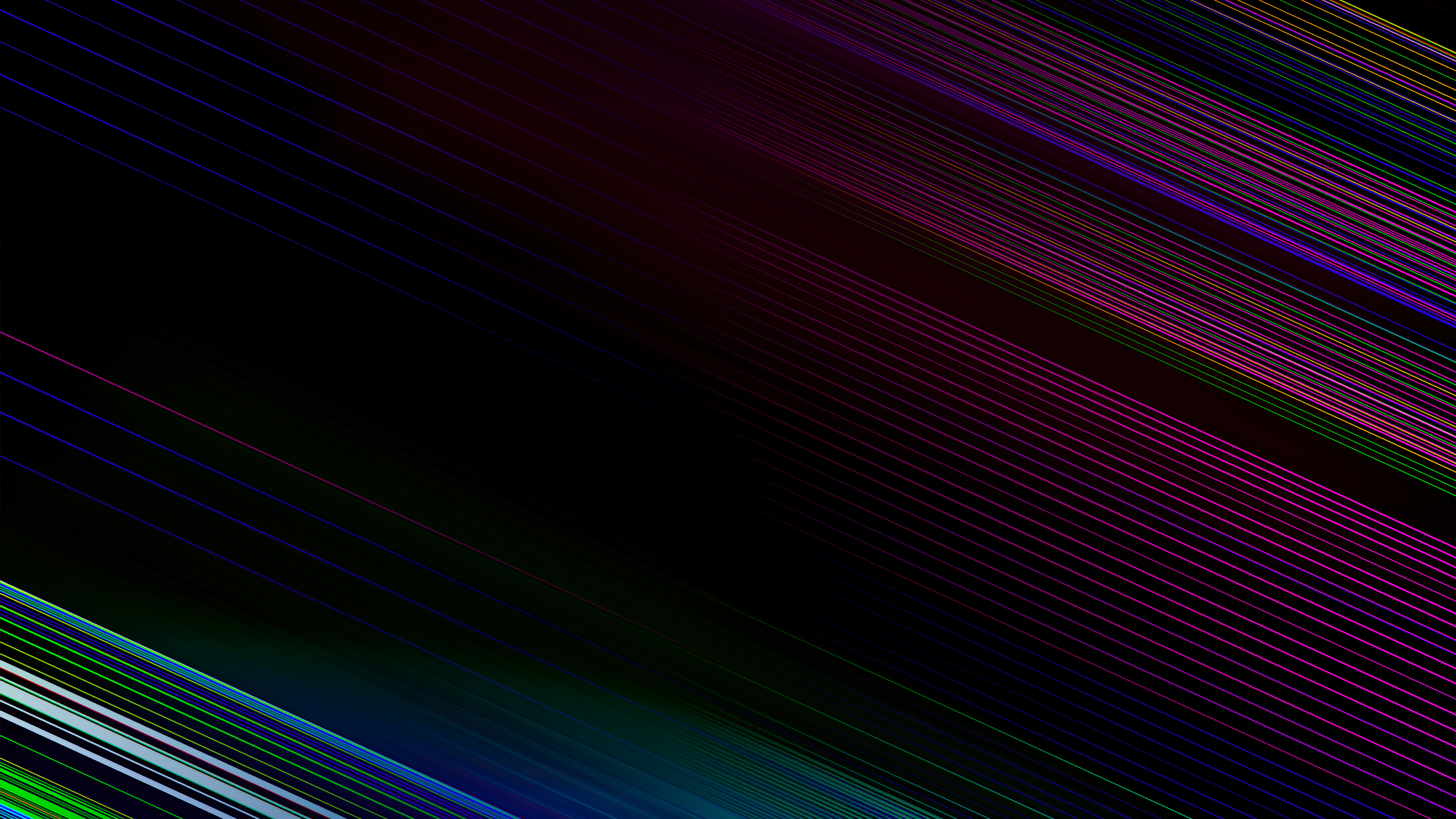 Abstract digital art with colorful lines HD Wallpaper