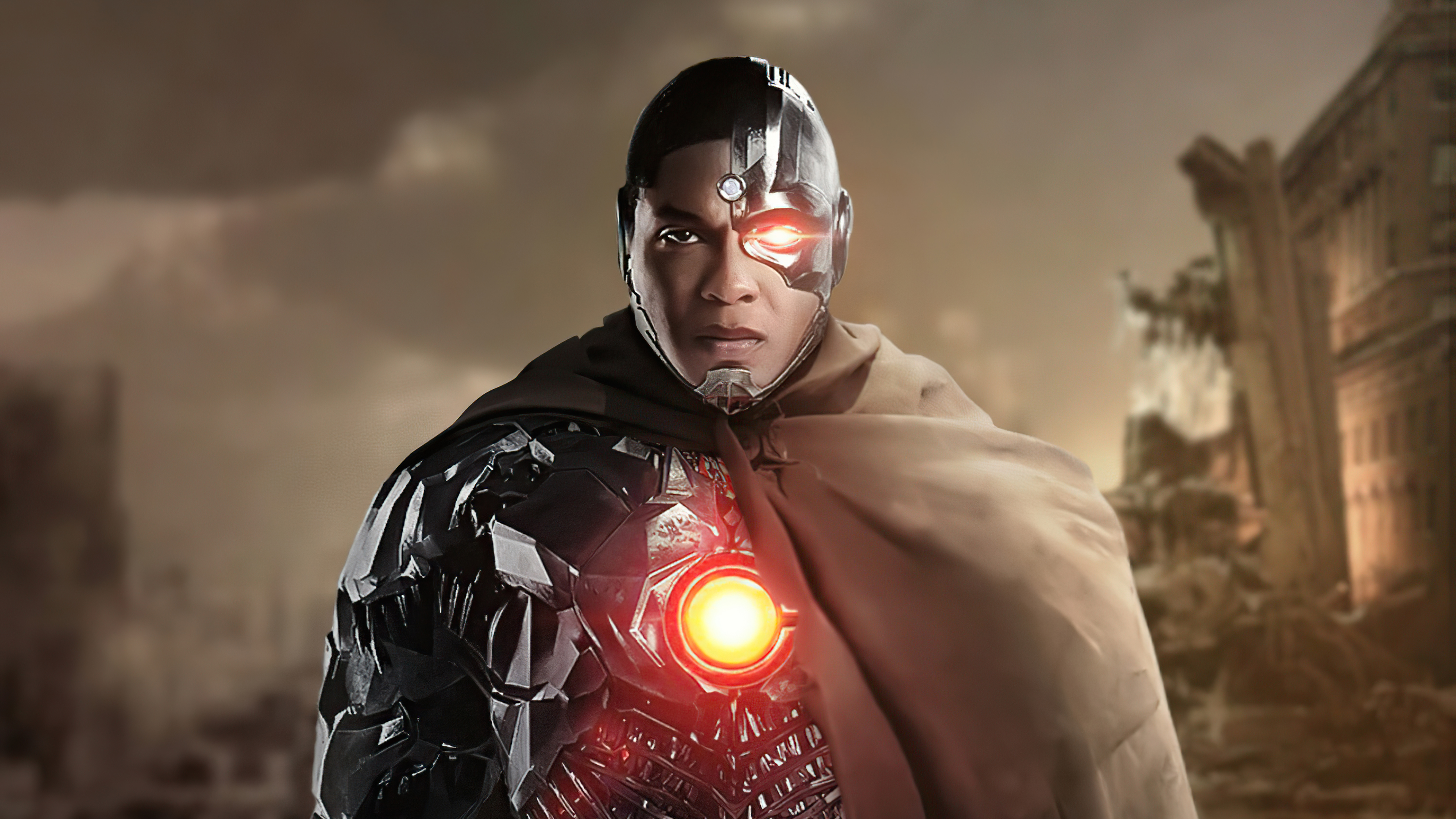 Cyborg from Justice League 4K HD Wallpaper