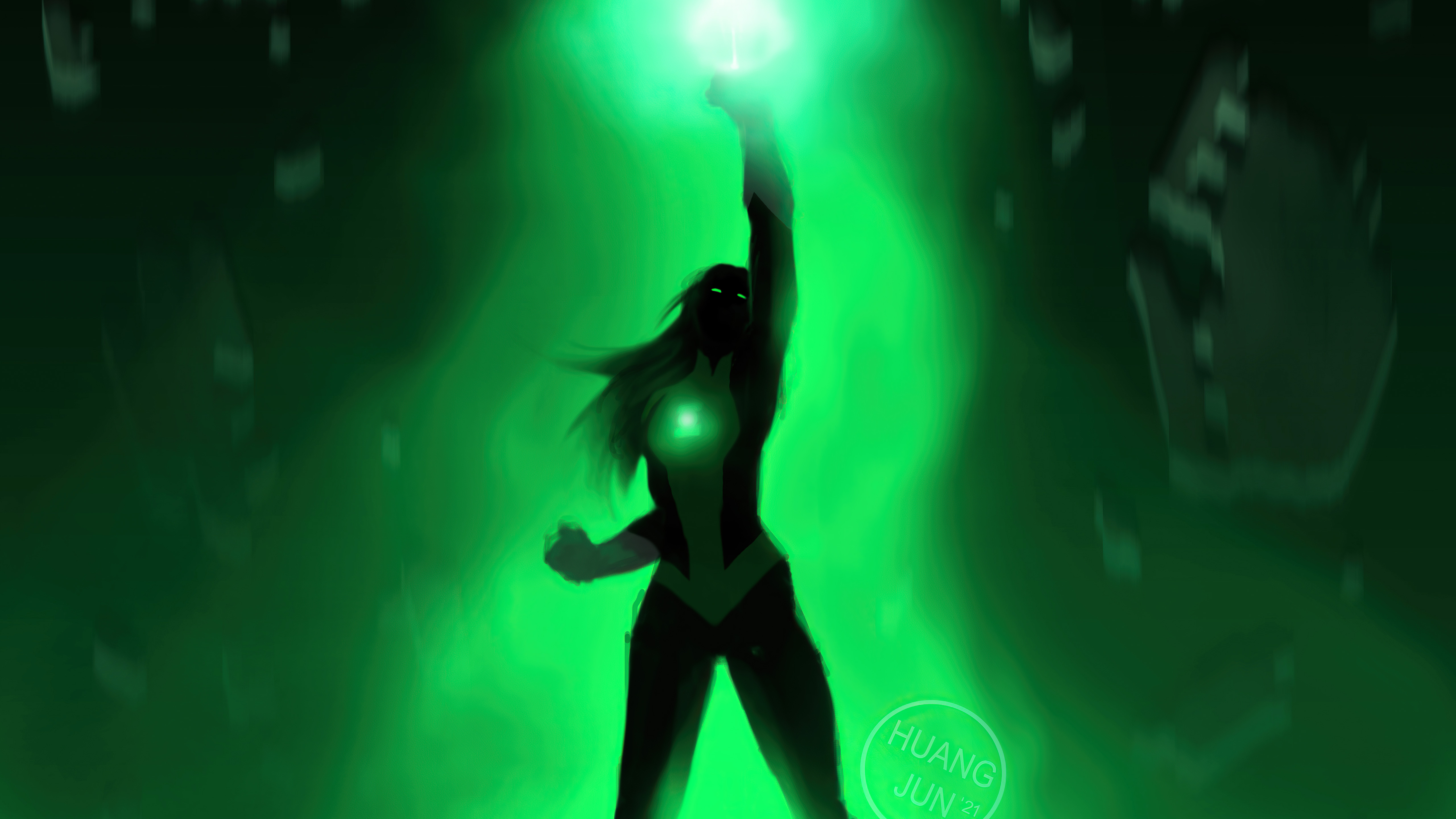 Jessica Cruz Green Lantern artwork HD Wallpaper