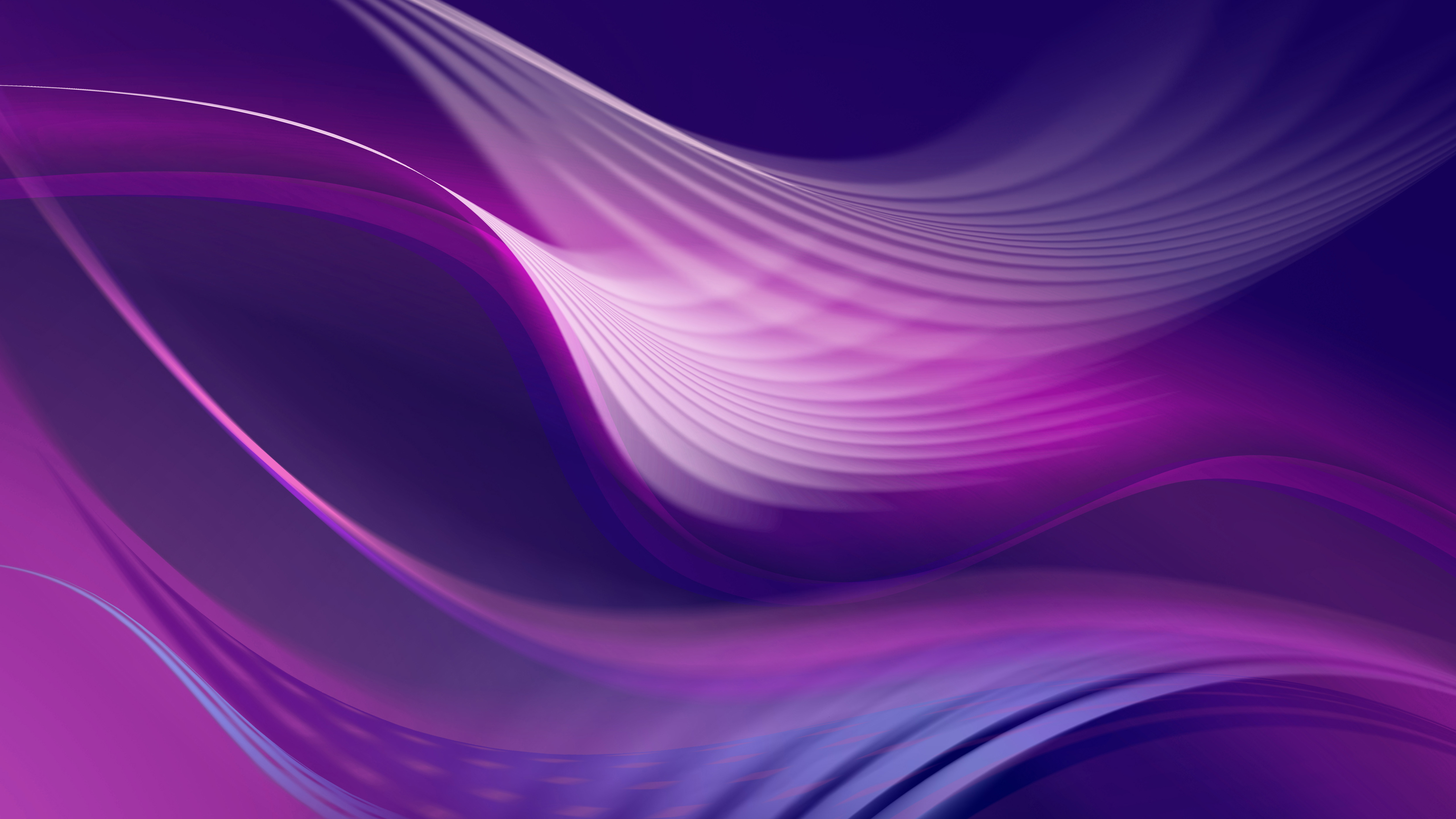Abstract purple and blue flowing lines HD Wallpaper