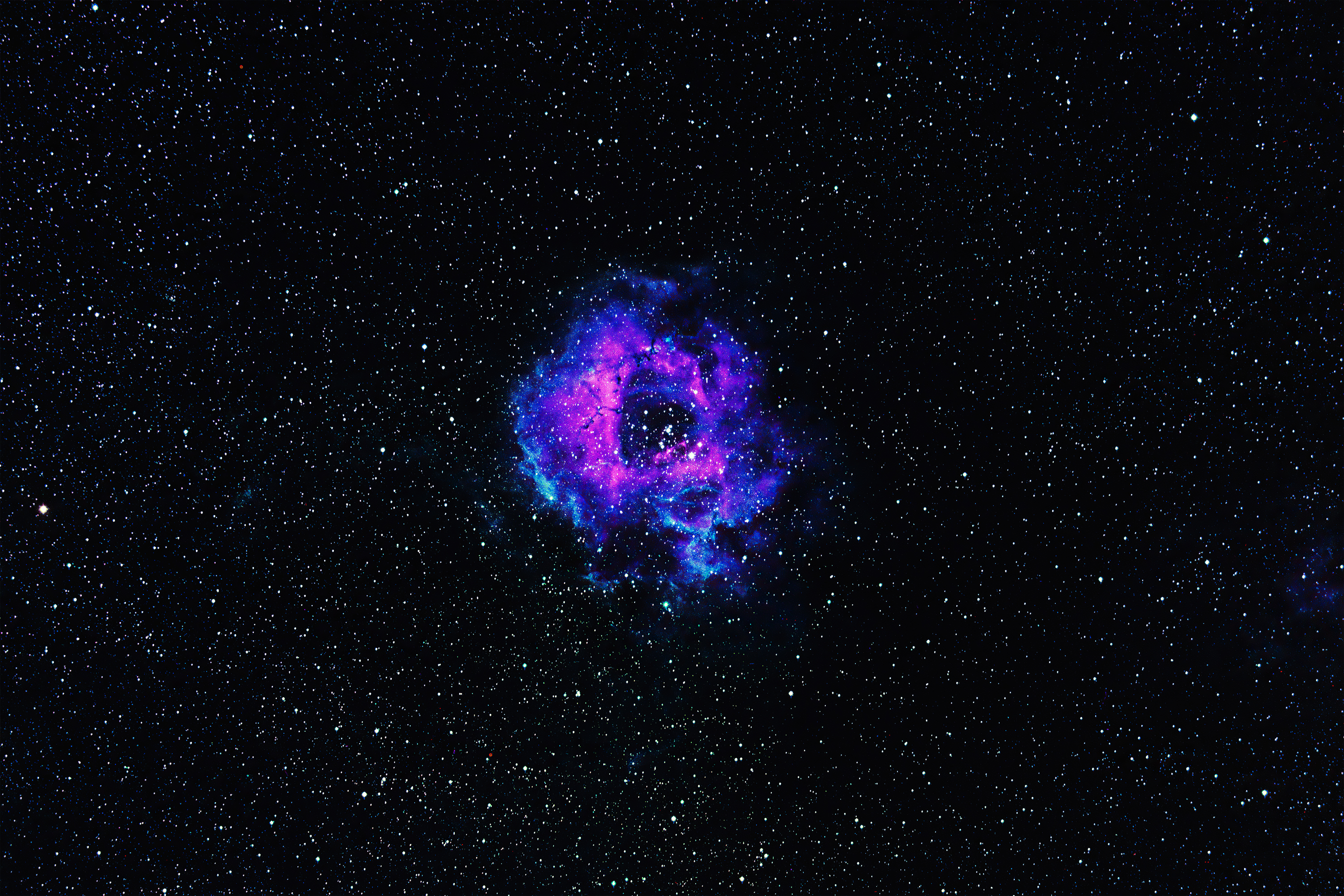 Rosette Nebula in Space HD Wallpaper