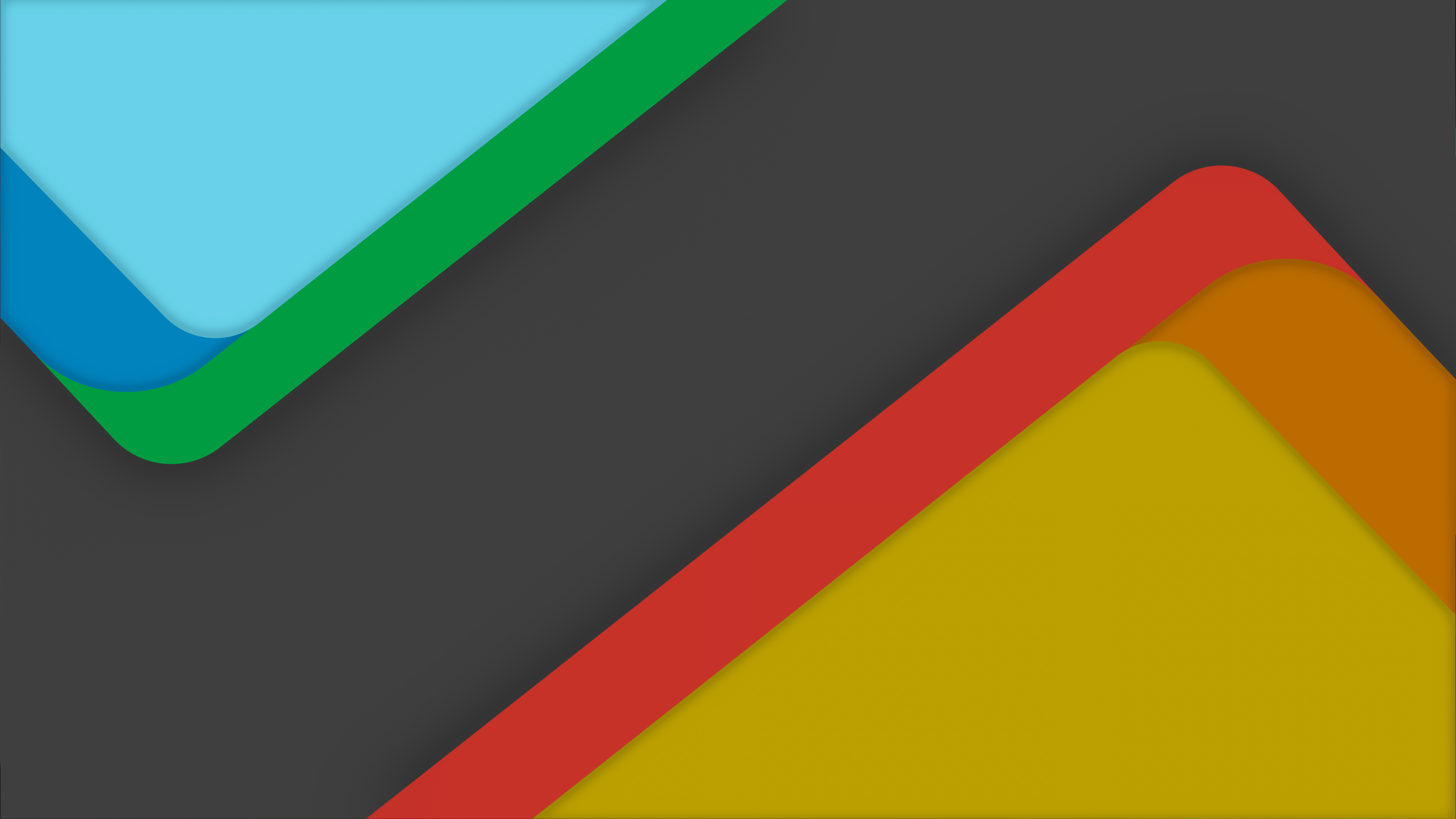 Abstract digital art with colorful geometric shapes HD Wallpaper