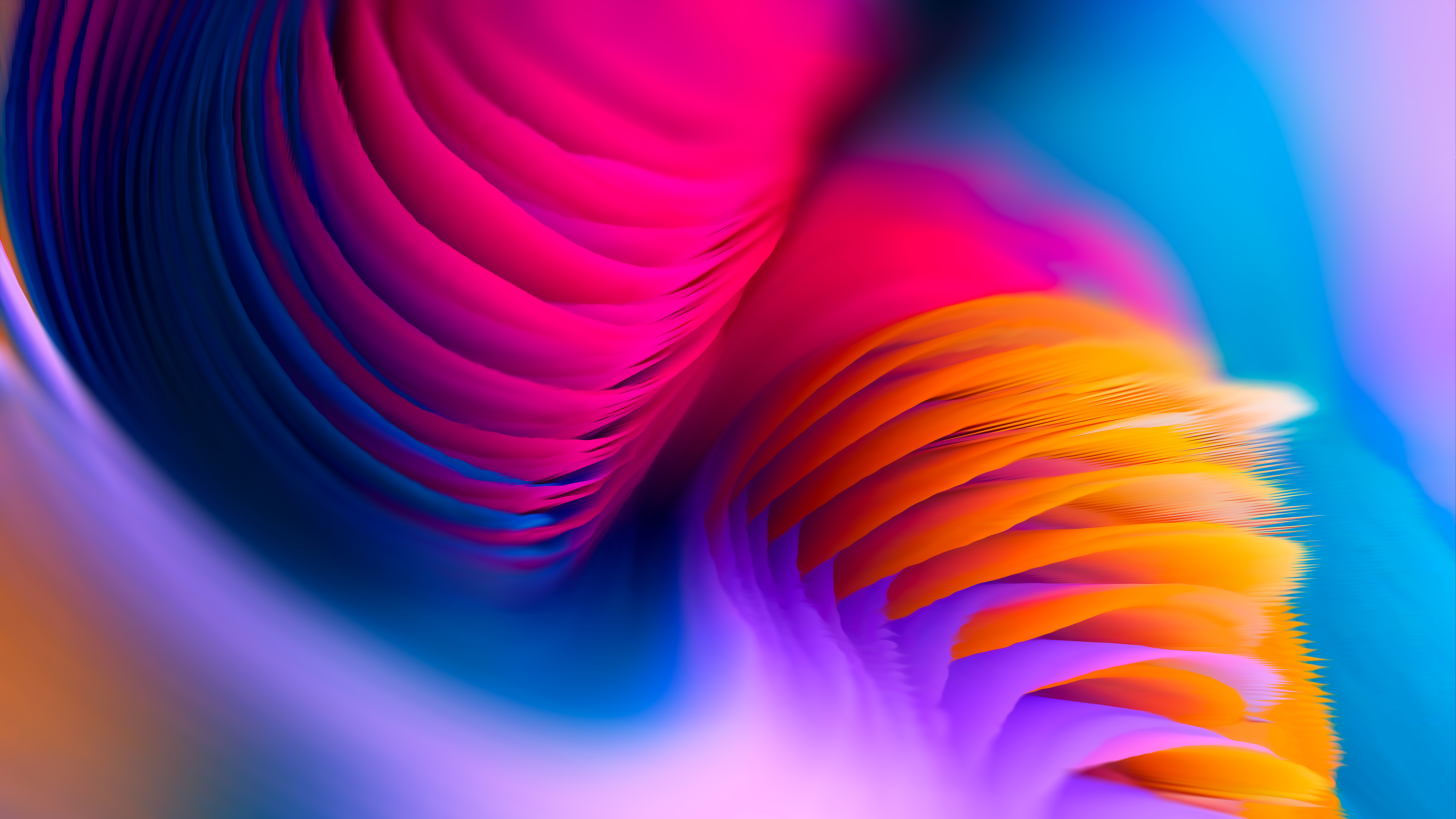 Abstract digital art with vibrant colors HD Wallpaper