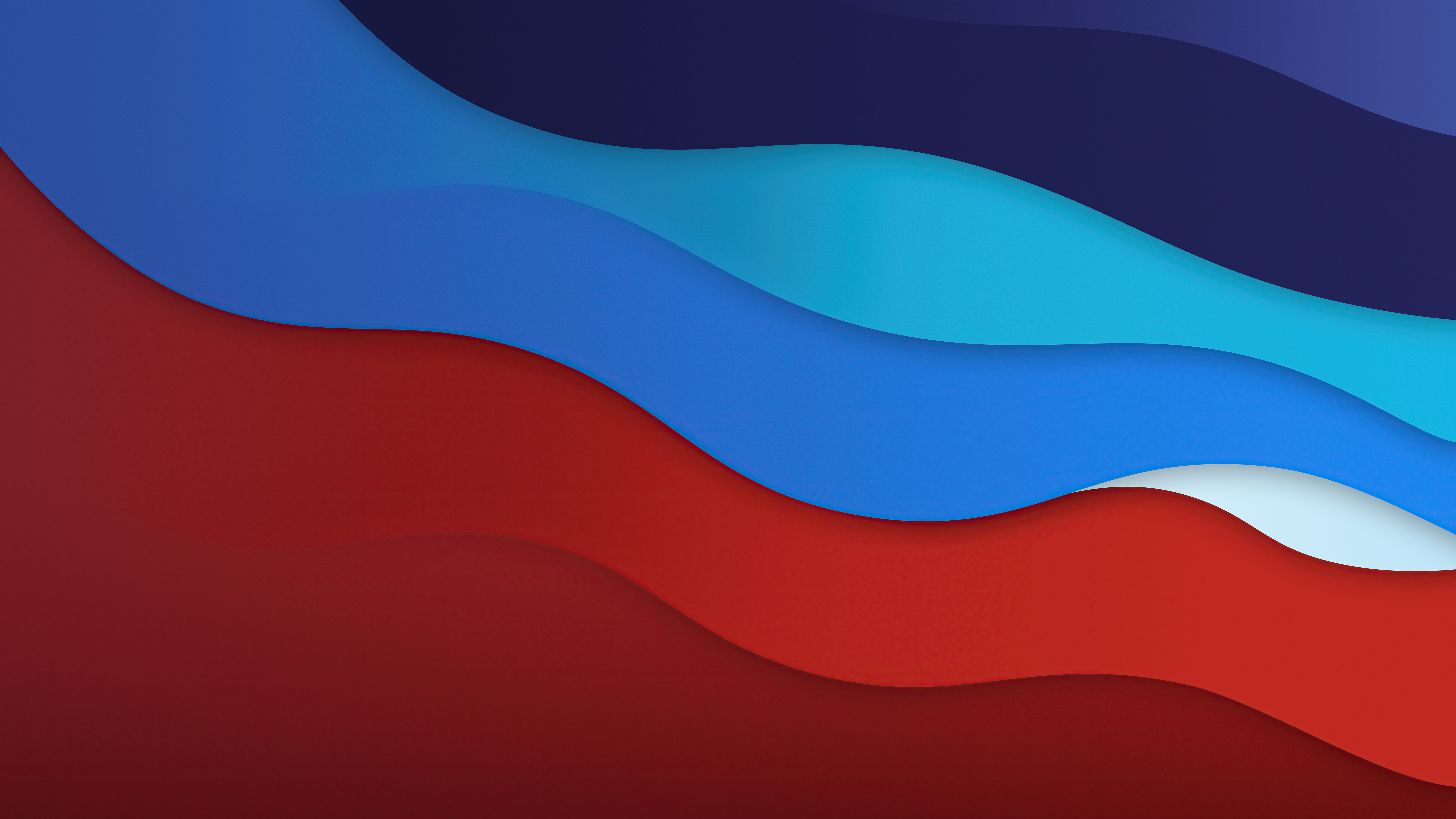 Abstract Wavy Layers 4K HD Wallpaper