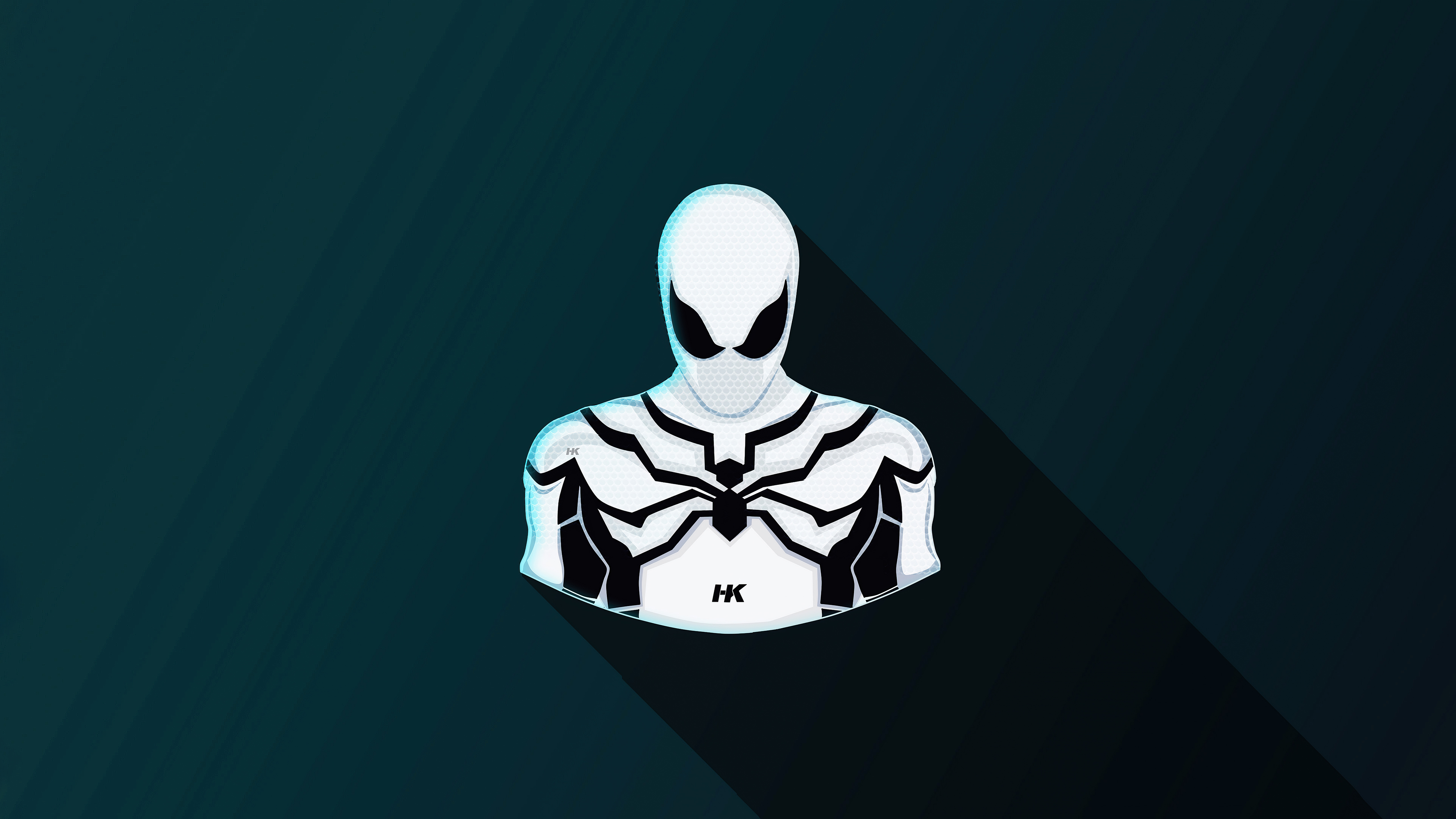 Minimalist Spiderman Artwork 4K HD Wallpaper