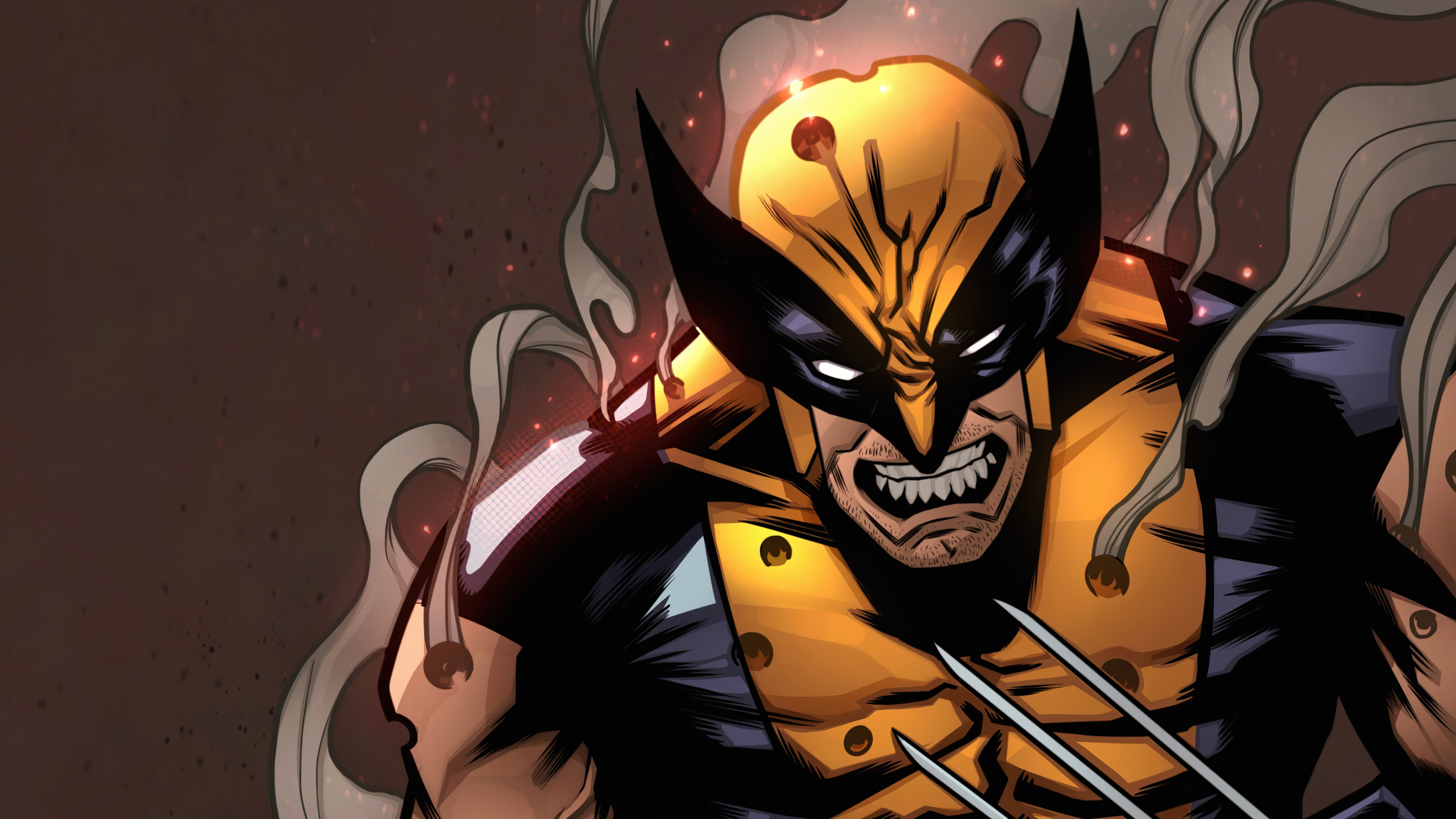 Wolverine artwork 4K HD Wallpaper