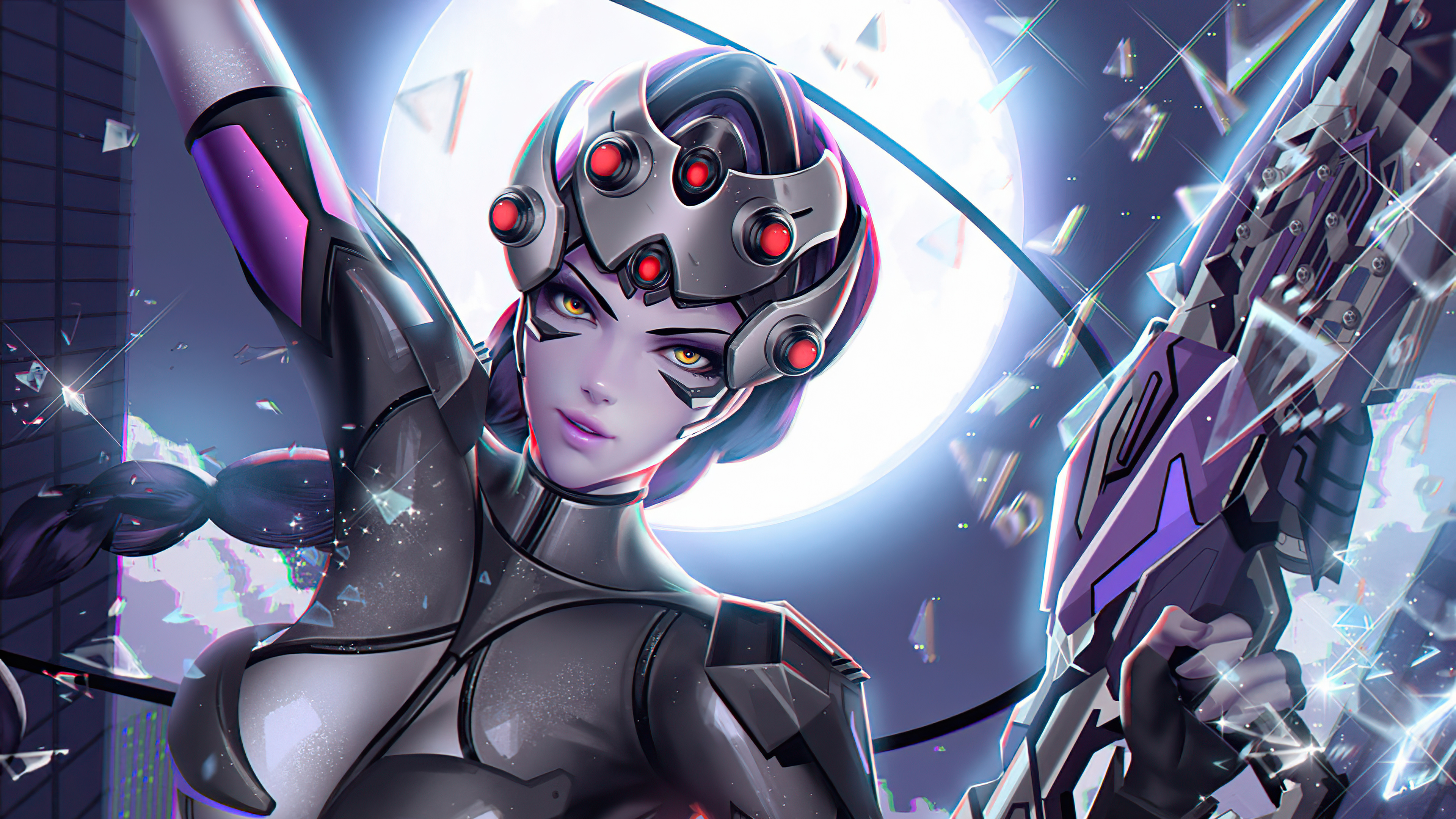 Widowmaker from Overwatch 4K HD Wallpaper