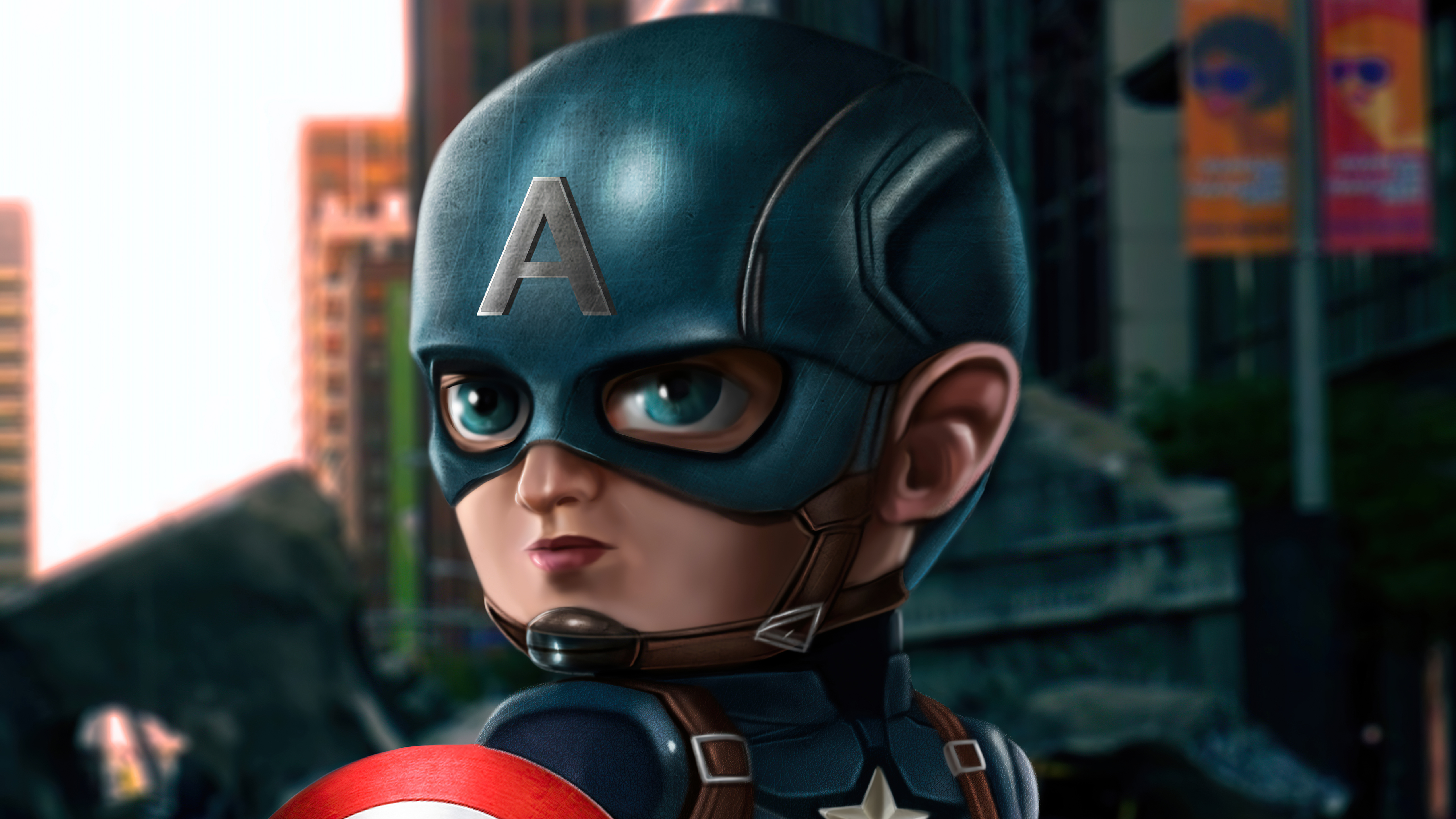 Captain America artwork HD Wallpaper