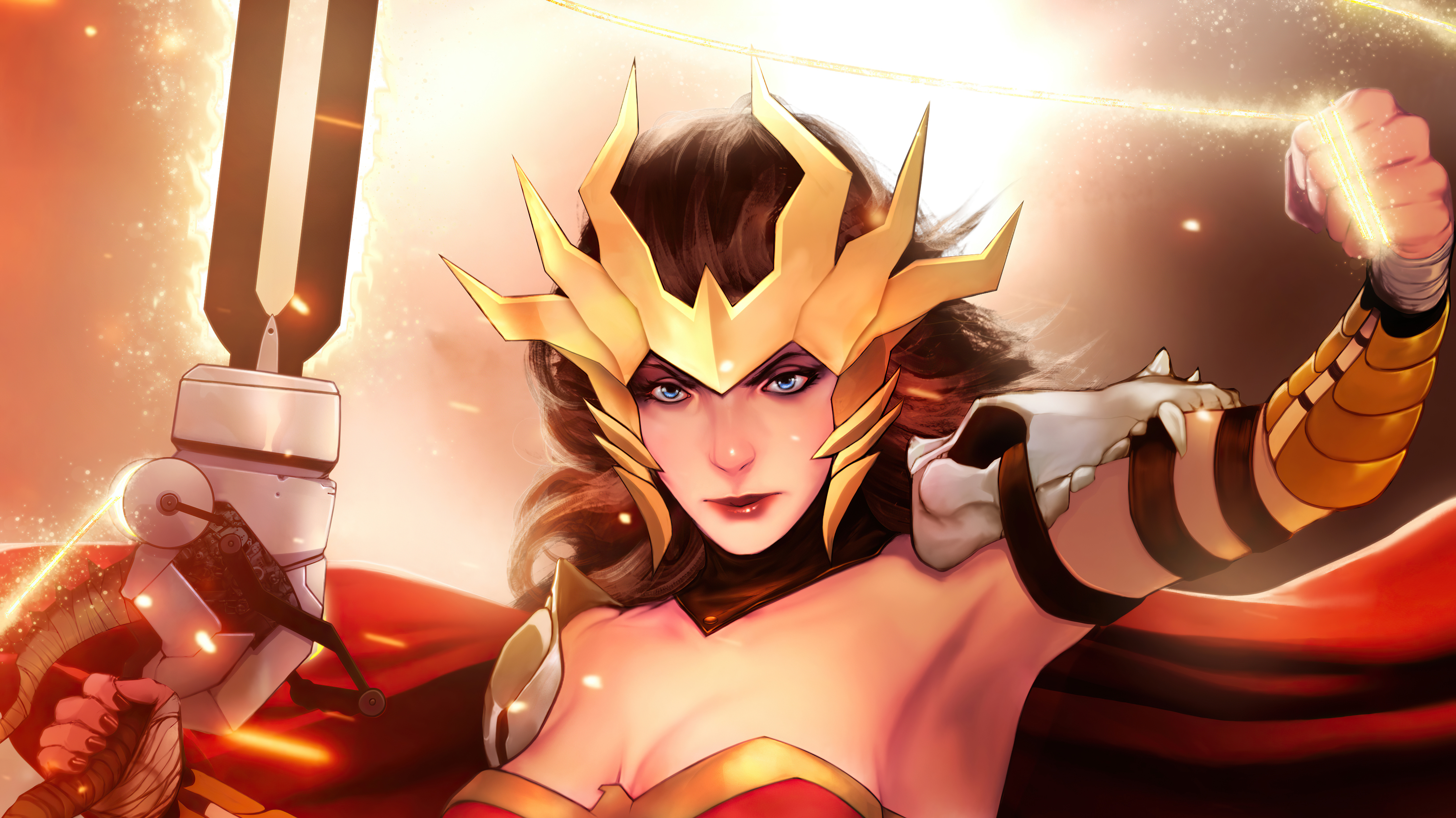 Wonder Woman artwork HD Wallpaper
