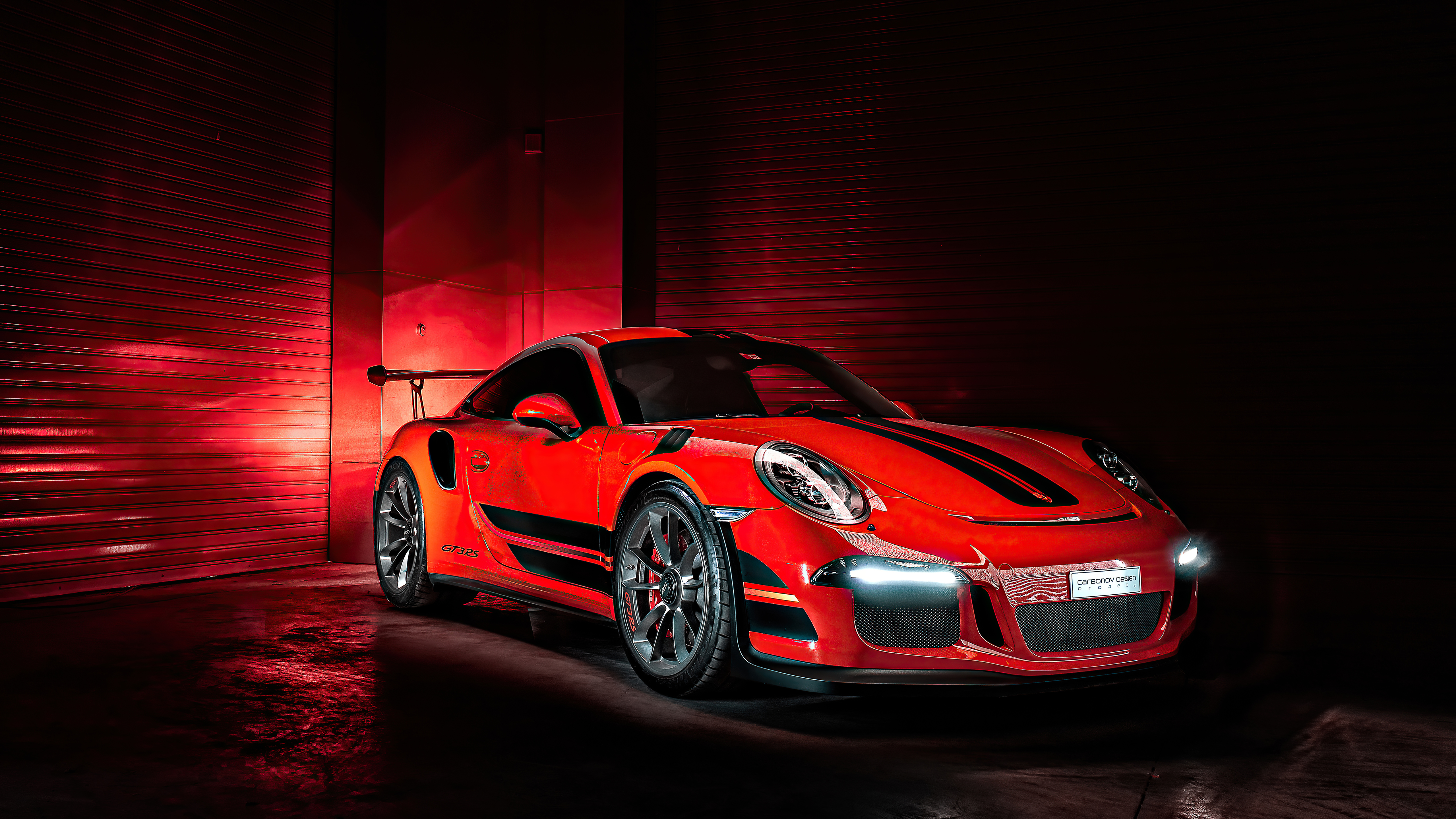 Red Porsche GT3 RS 4K HD Wallpaper