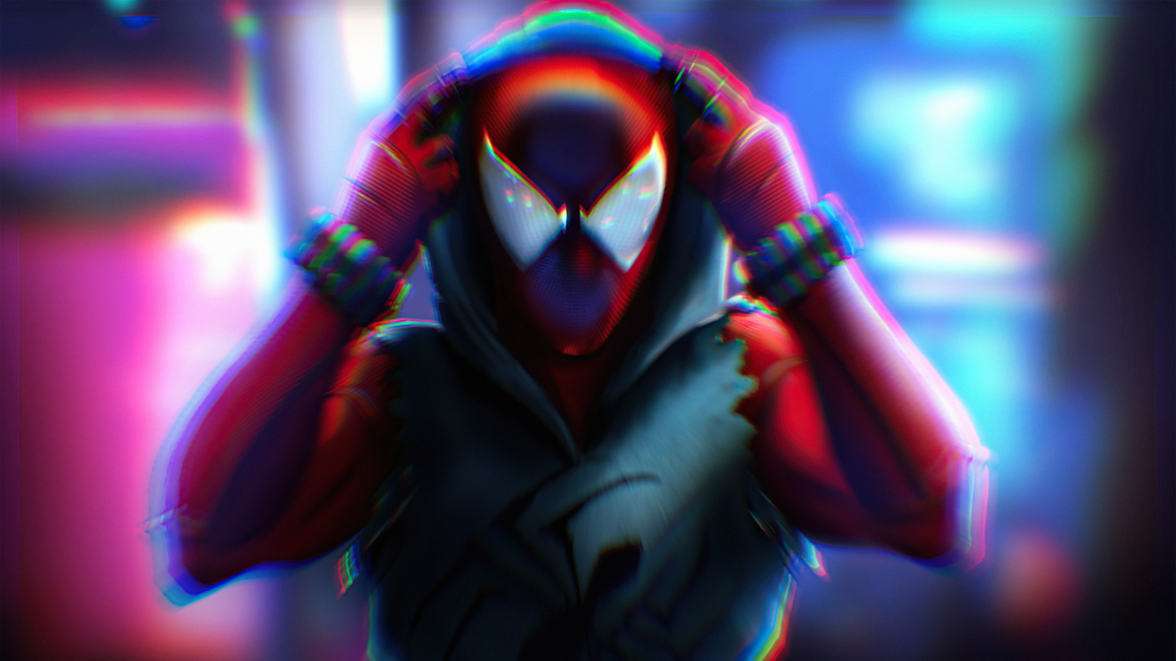 Scarlet Spider from Marvel Comics artwork HD Wallpaper