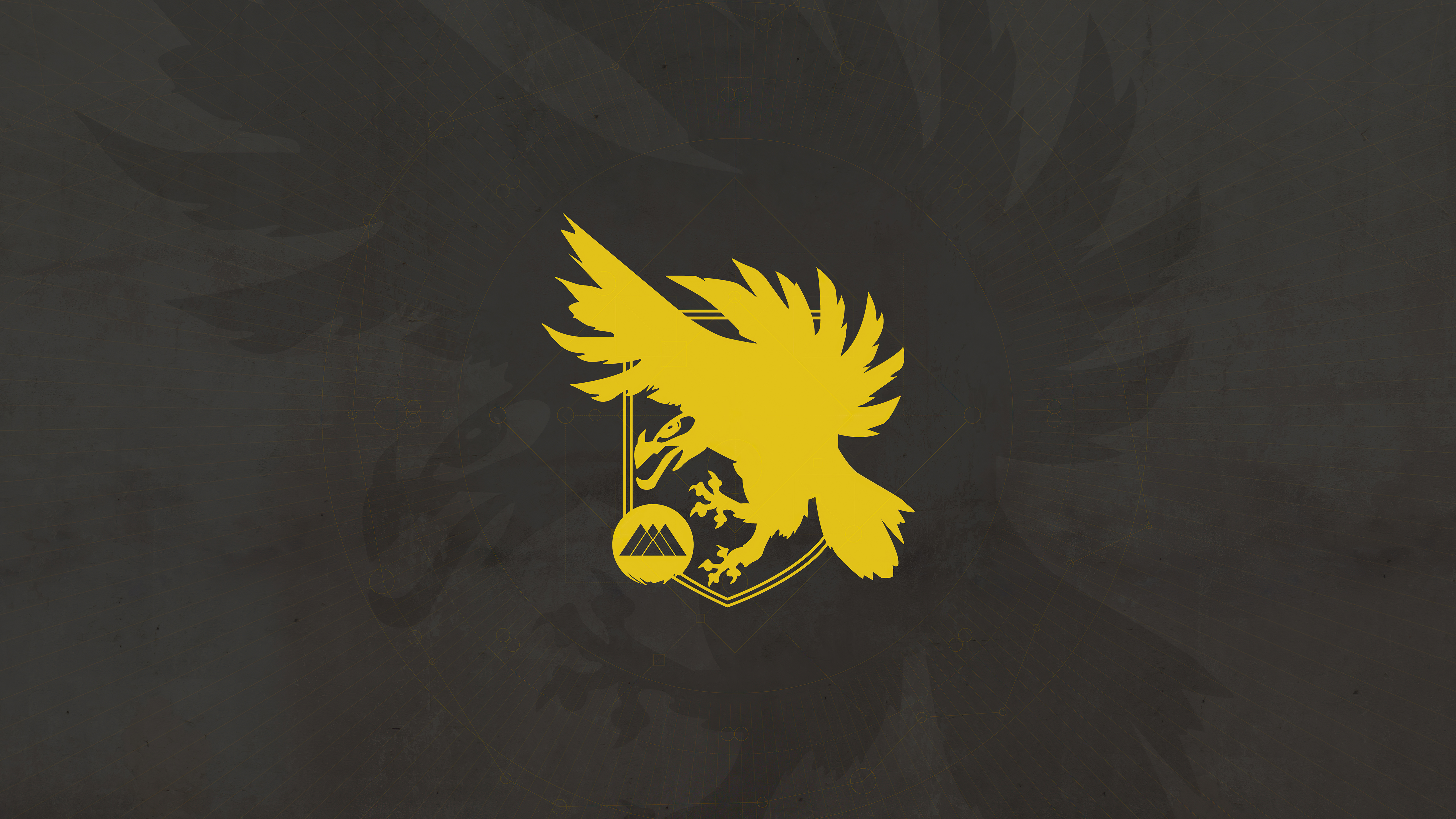 Destiny 2 Warlock minimalist emblem 4K HD Wallpaper