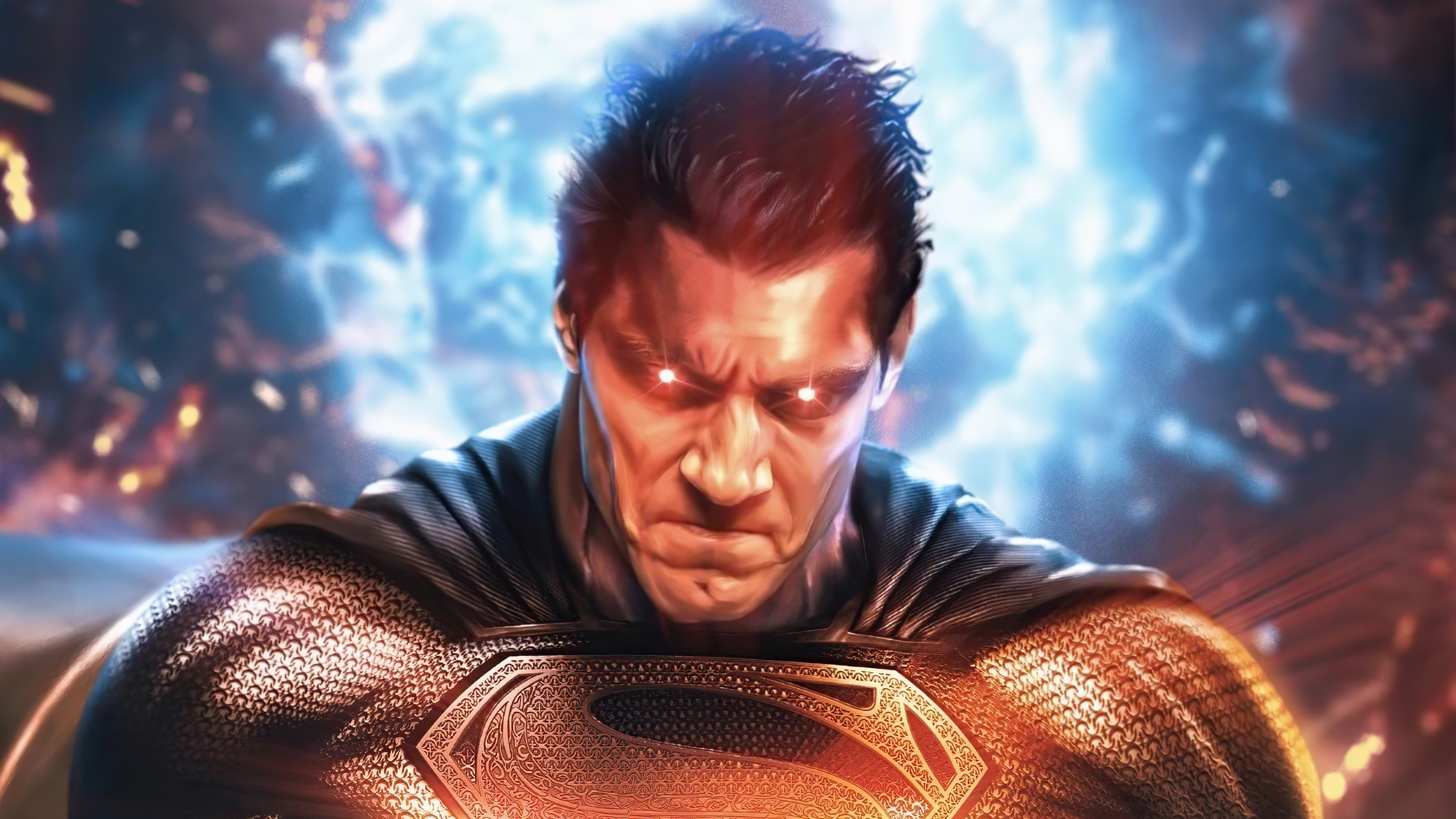 Superman from Justice League artwork HD Wallpaper